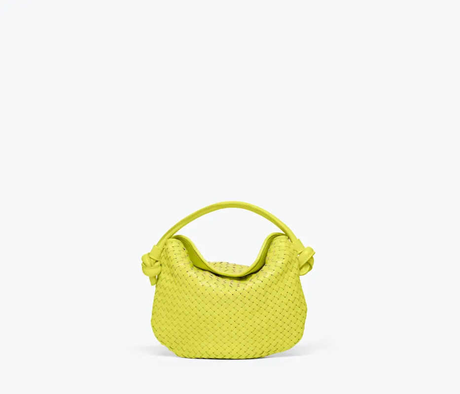 ELIS WOVEN LEATHER HANDBAG made by Freda Salvador
