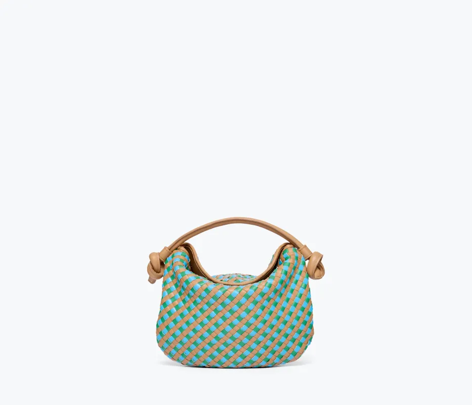 ELIS WOVEN LEATHER HANDBAG made by Freda Salvador