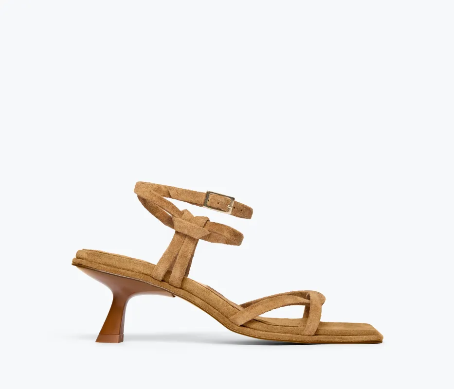GIANNA STRAPPY HEELED SANDAL made by Freda Salvador