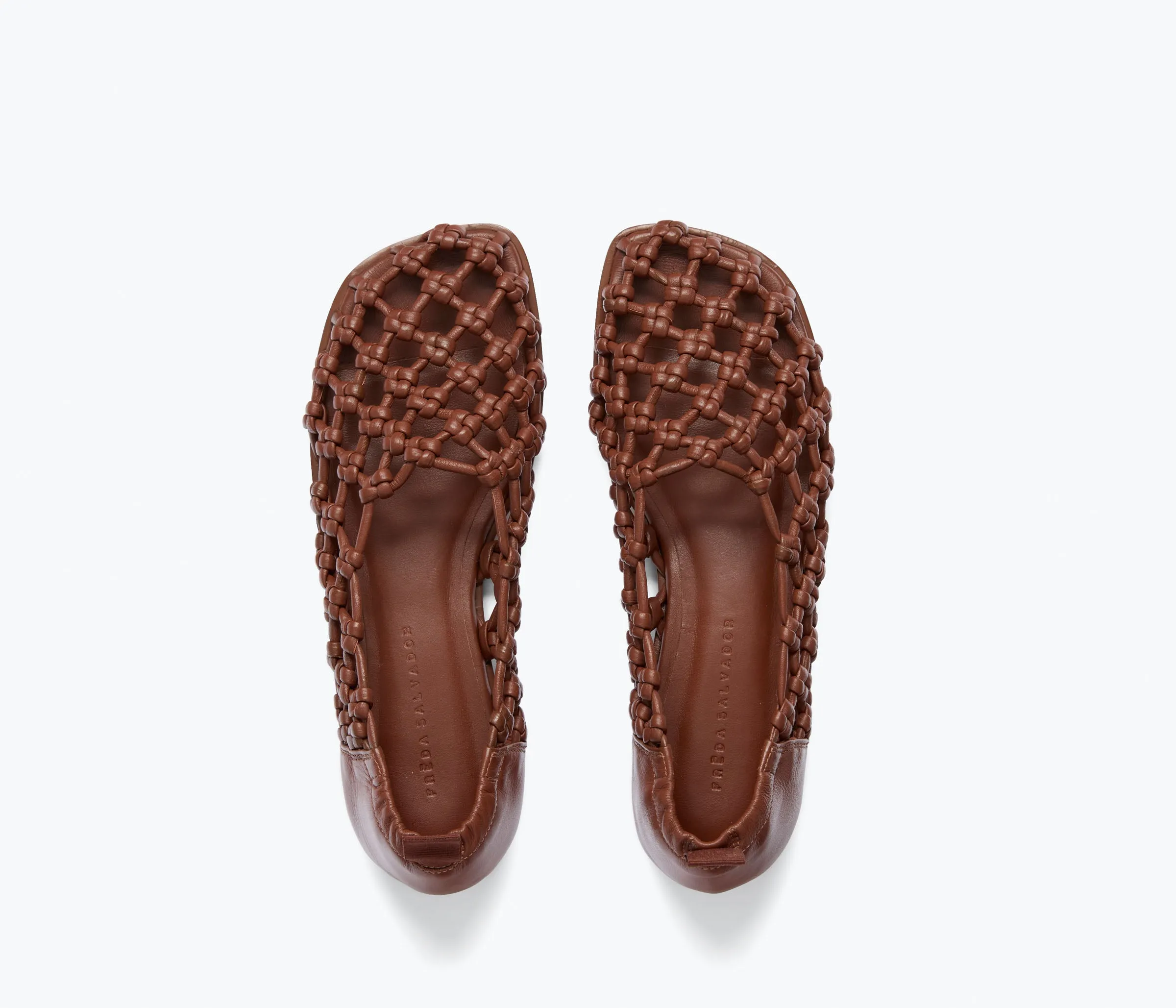 SALLY WOVEN LEATHER FLAT sold by Freda Salvador product image thumbnail 5