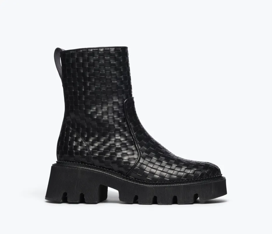 DARLA WOVEN CHELSEA BOOT made by Freda Salvador