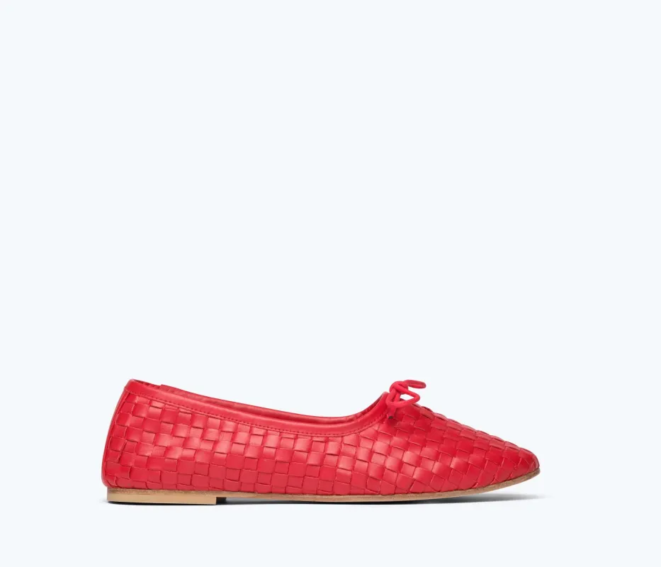 ROMA ROUND TOE BALLET FLAT made by Freda Salvador