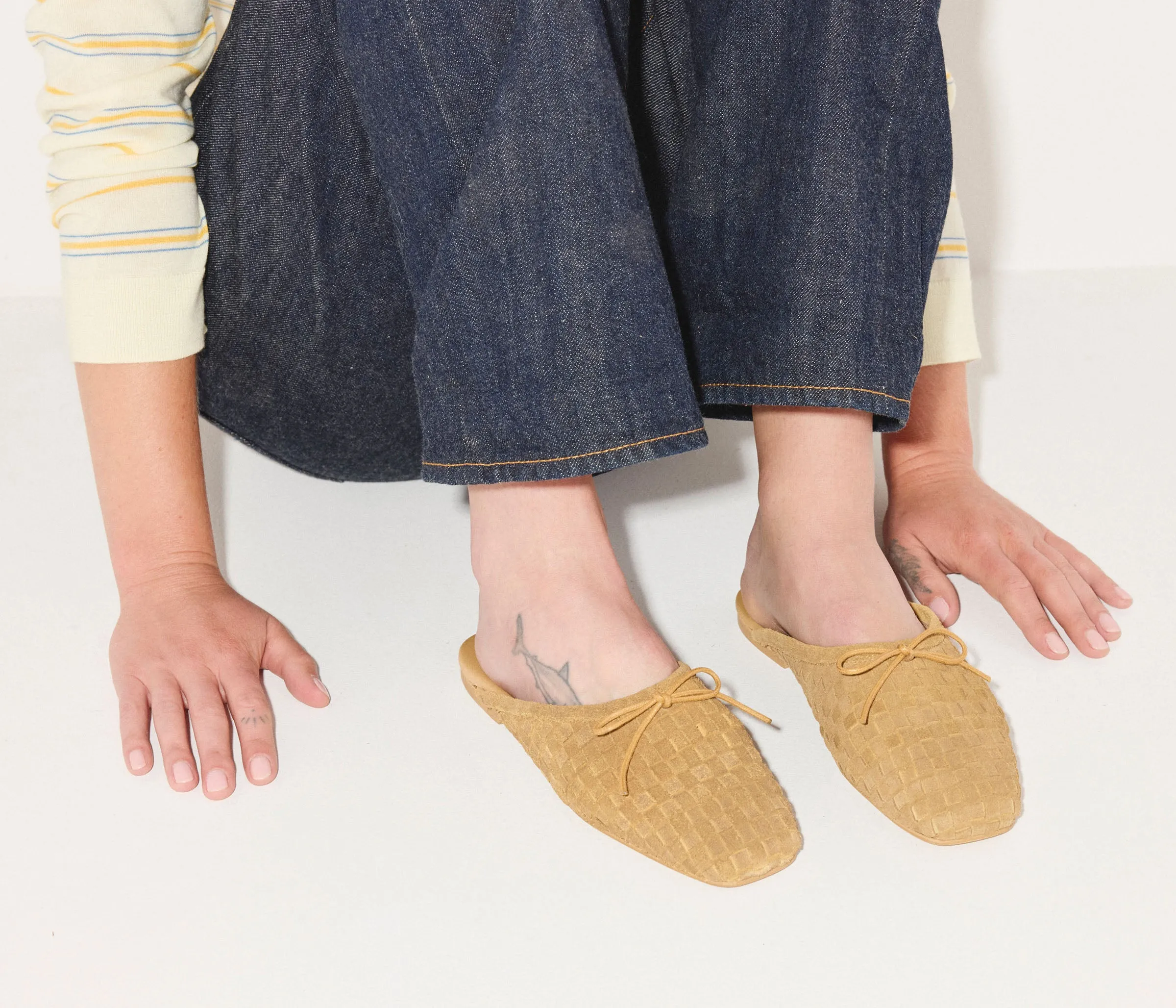 CAMMIE WOVEN MULE sold by Freda Salvador product image thumbnail 2