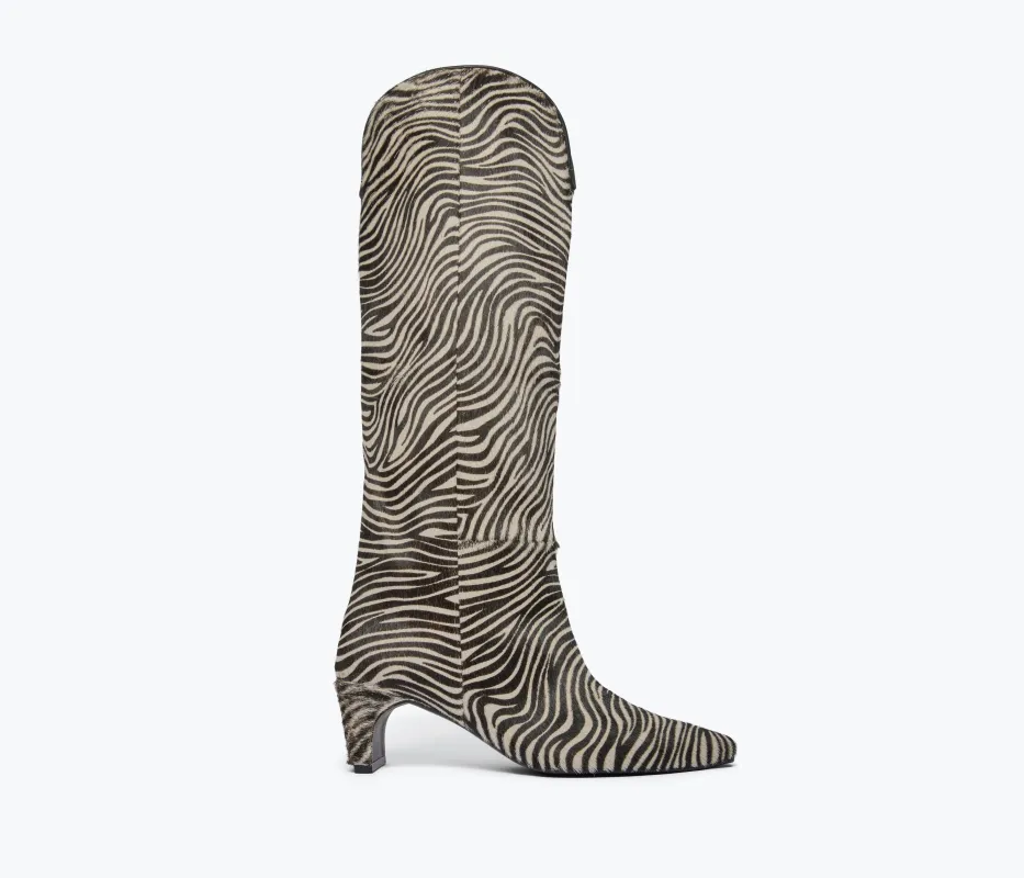LENNOX HAIRCALF TALL BOOT made by Freda Salvador