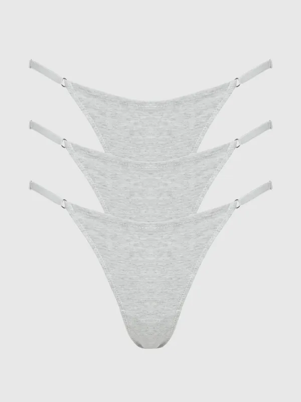 Bailey Stretch Cotton Bikini 3 Pack sold by Frederick's of Hollywood