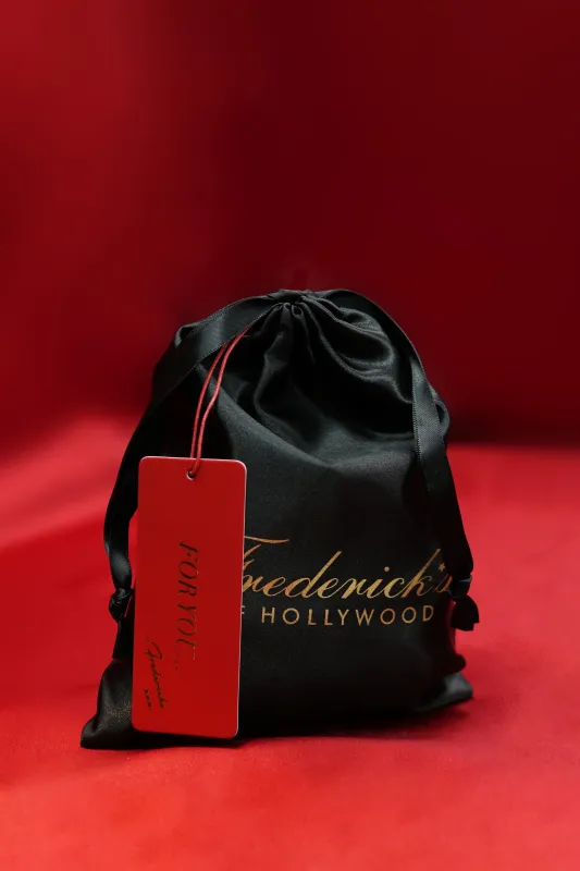 Small Satin Gift Pouch With Tissue & Tag sold by Frederick's of Hollywood