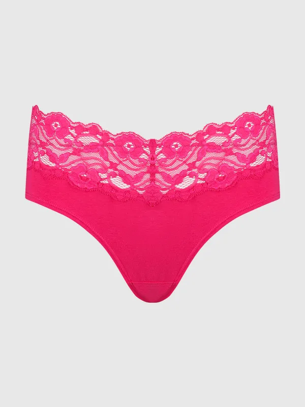 Bridget Cotton & Lace Hipster made by Frederick's of Hollywood