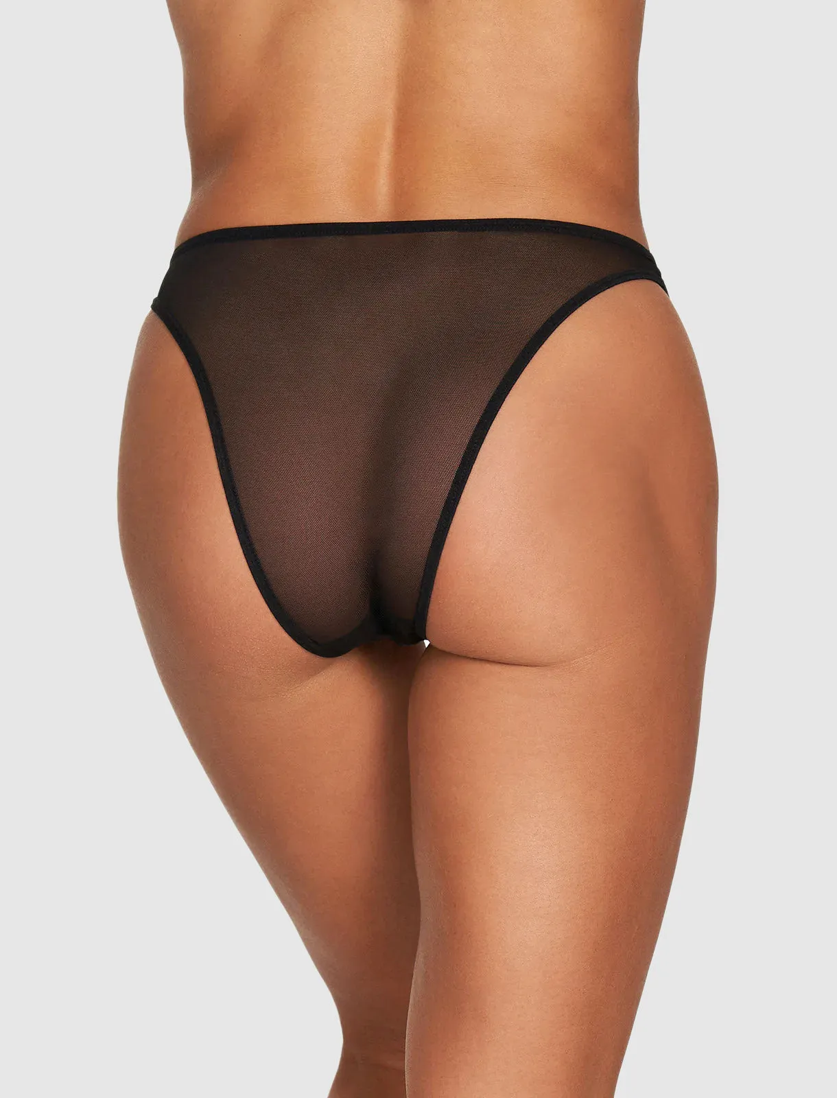 Vivienne Open Crotch Mesh Hipster 3 Pack sold by Frederick's of Hollywood product image thumbnail 5