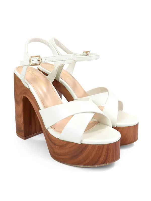 Andaz Heel Sandal made by Frederick's of Hollywood
