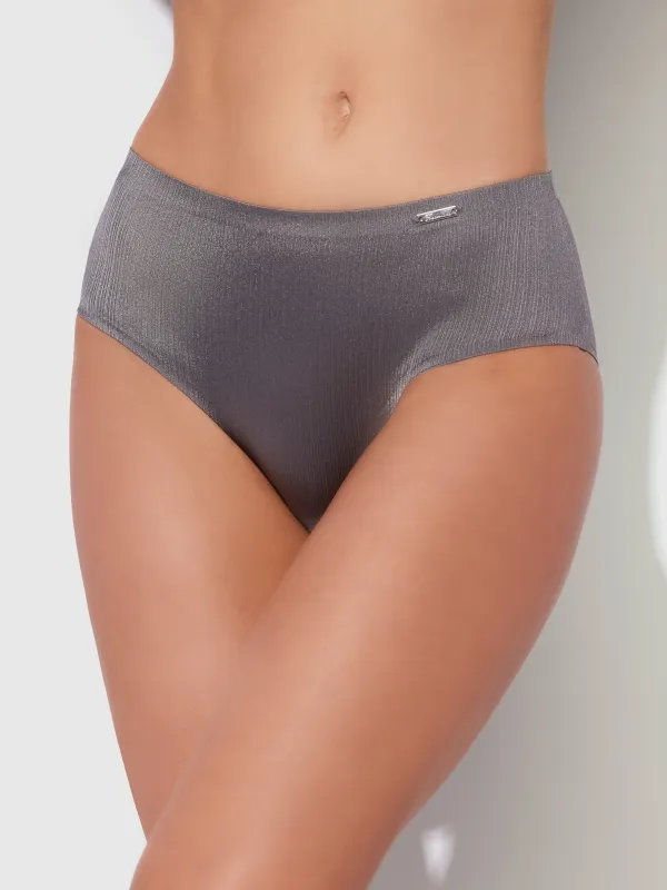 Mira Shimmer Micro Laser Bonded Hipster made by Frederick's of Hollywood