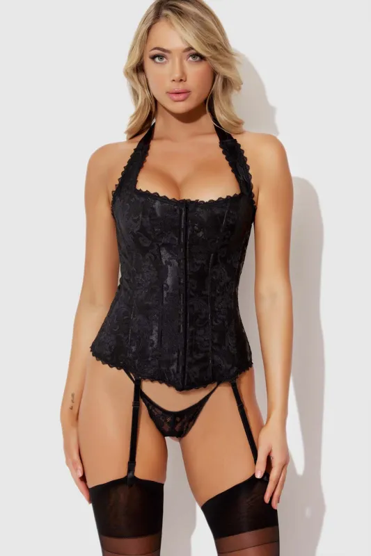 Hollywood Dream Halter Corset sold by Frederick's of Hollywood