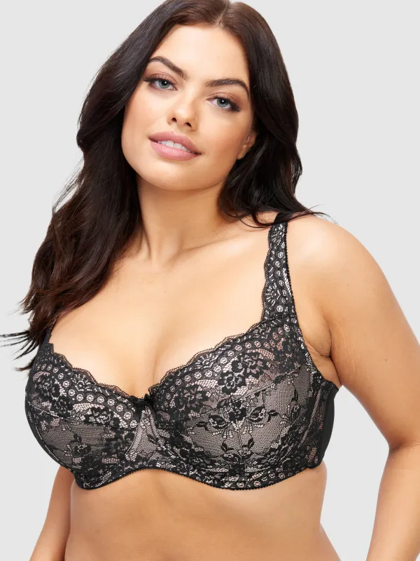Voluptuous Full Figure Push Up Bra sold by Frederick's of Hollywood