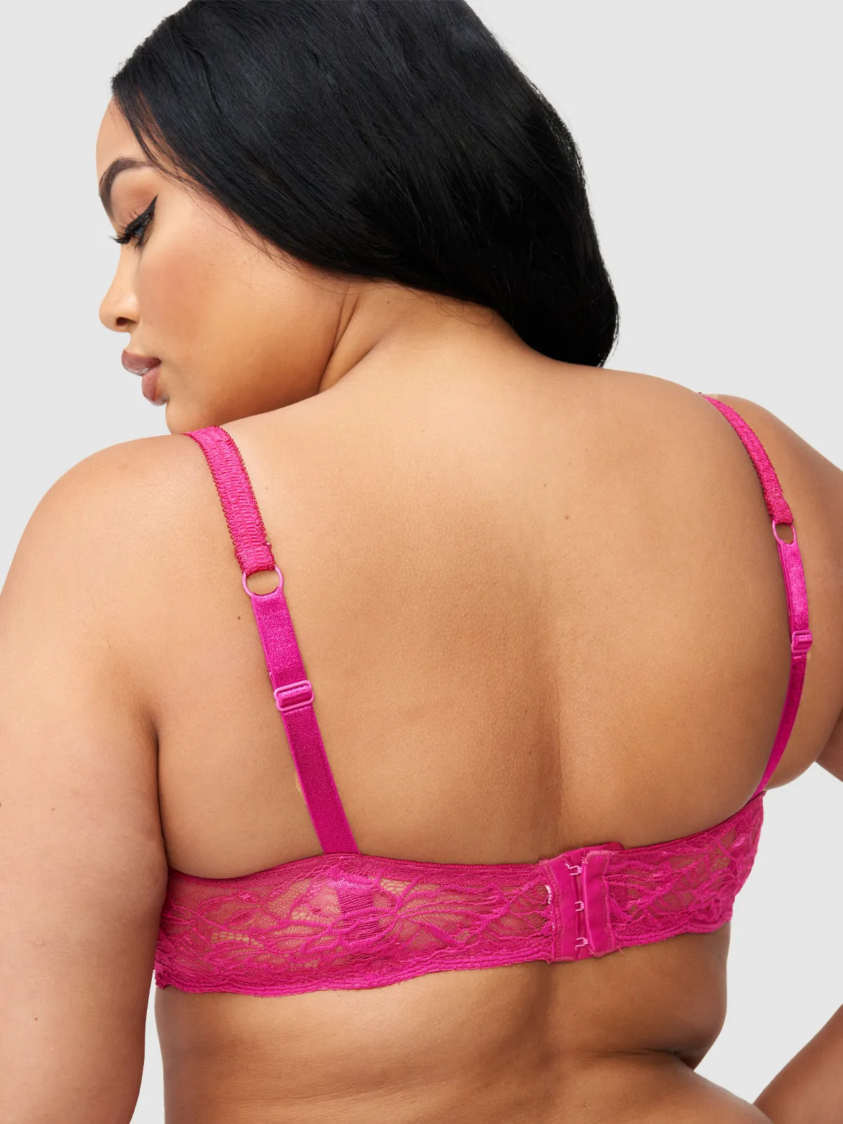 Charlotte Lace Full Figure Underwire Bra sold by Frederick's of Hollywood product image thumbnail 2