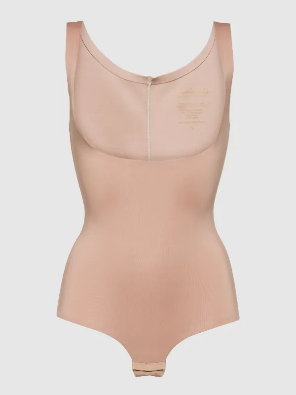 Hollywood Shape Sculpting Open Bust Bodysuit sold by Frederick's of Hollywood