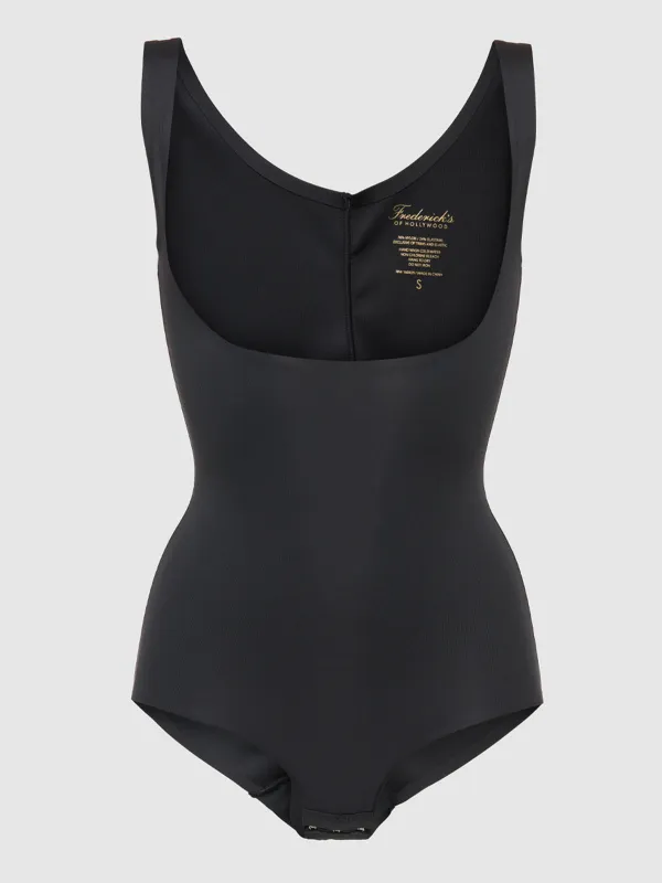 Hollywood Shape Sculpting Open Bust Bodysuit sold by Frederick's of Hollywood