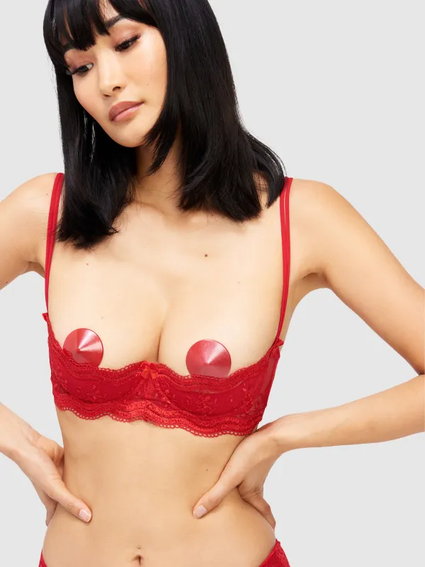 Tammie Open Cup Bra sold by Frederick's of Hollywood