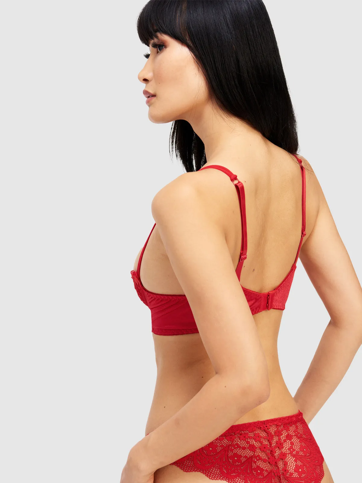 Tammie Open Cup Bra sold by Frederick's of Hollywood product image thumbnail 2