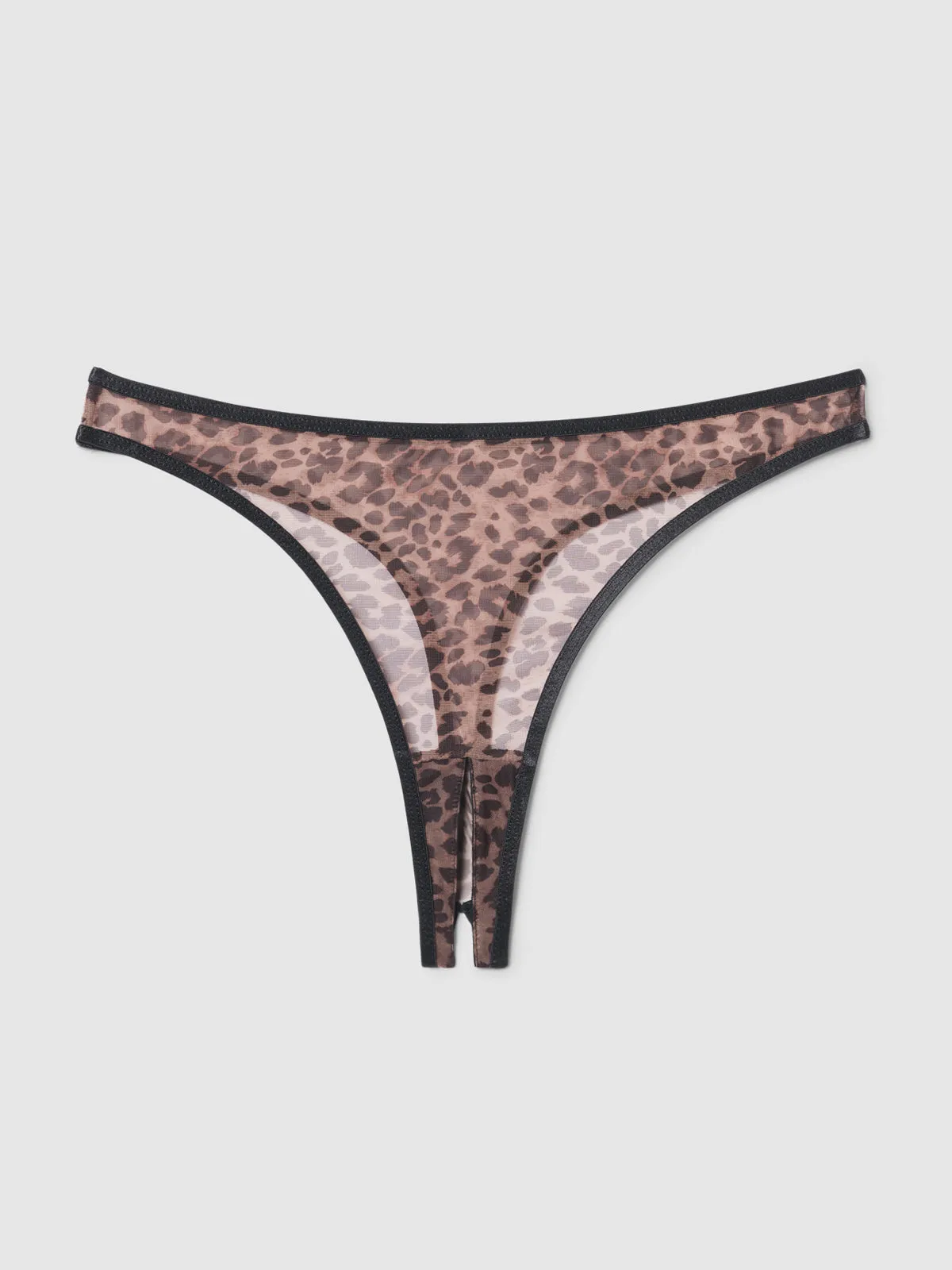 Vivienne Crotchless Mesh Thong sold by Frederick's of Hollywood product image thumbnail 2