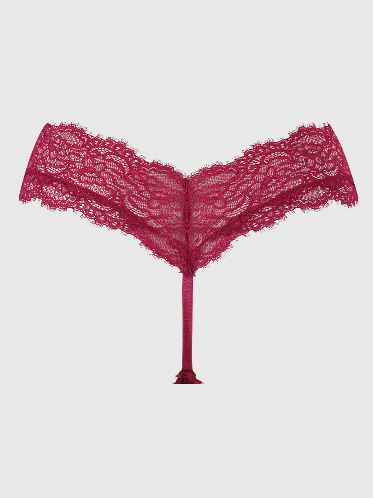 Lulu Lace V Front G-String sold by Frederick's of Hollywood product image thumbnail 5