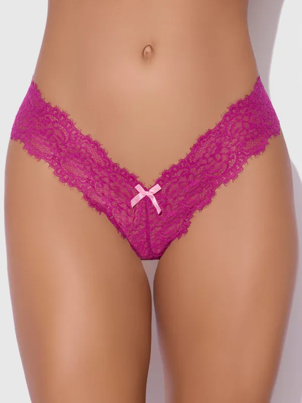 Lulu Lace V-Thong made by Frederick's of Hollywood