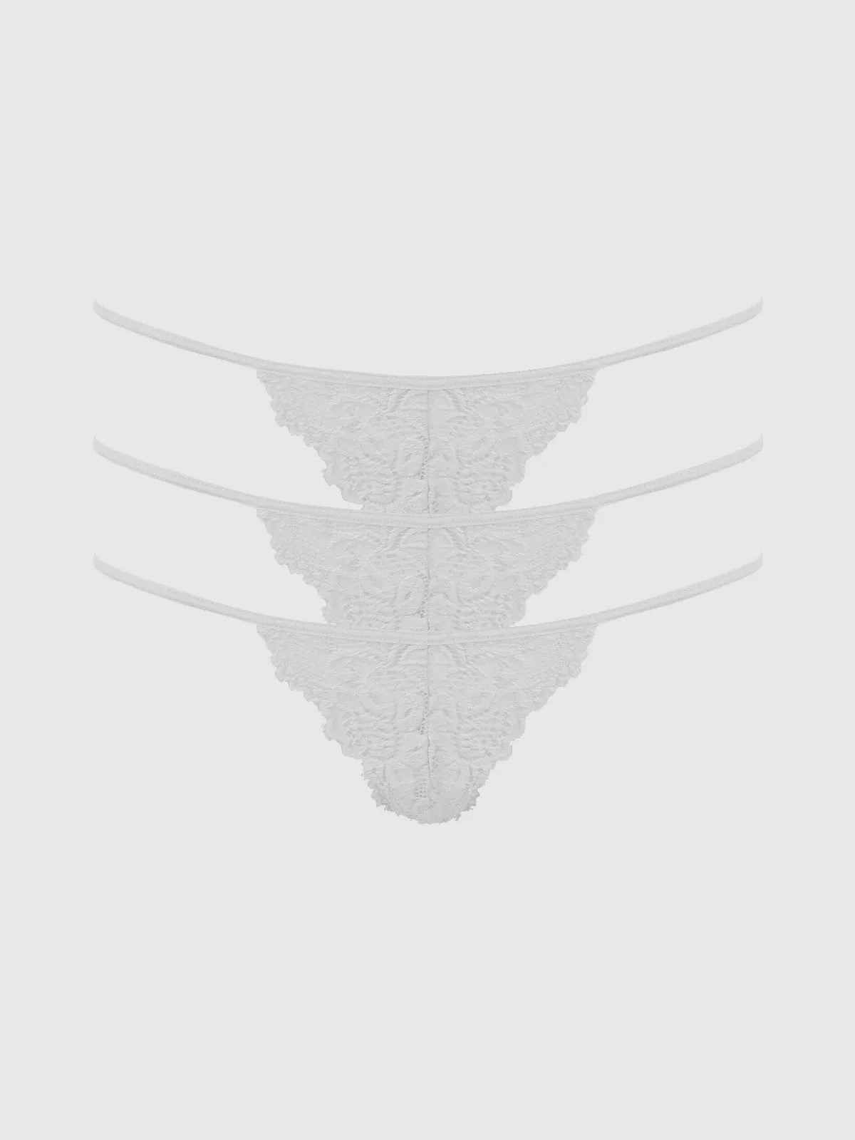 Jessica Lace Mini G-String 3 Pack sold by Frederick's of Hollywood