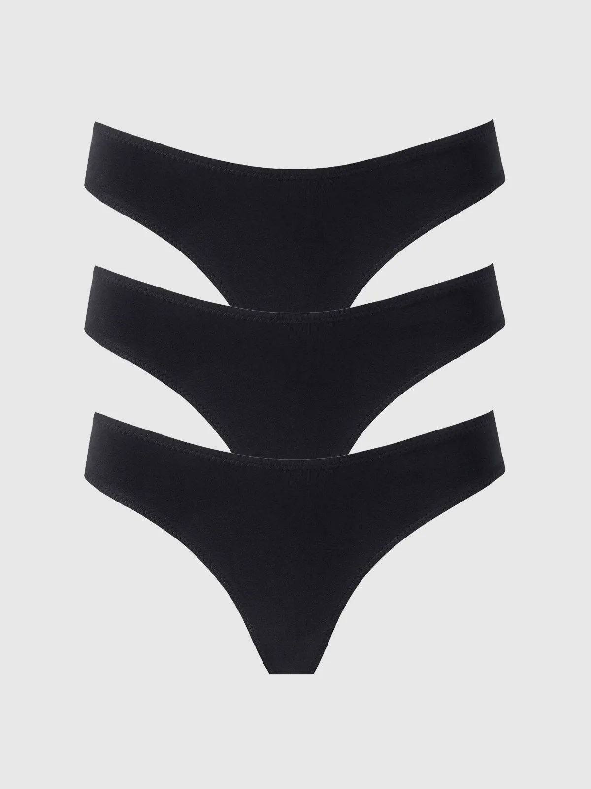 Bailey Stretch Cotton Tanga 3 Pack sold by Frederick's of Hollywood