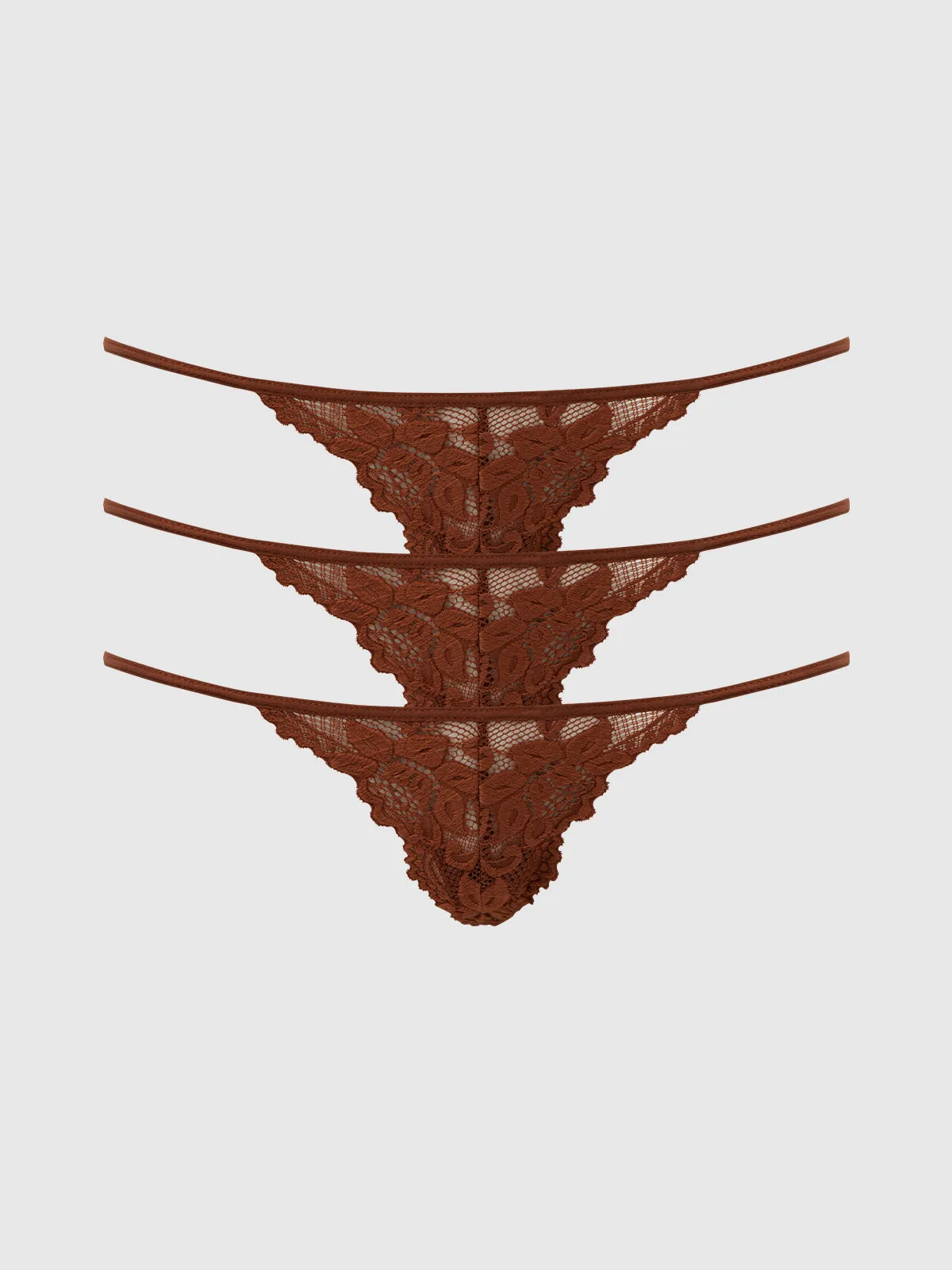 Jessica Lace Mini G-String 3 Pack sold by Frederick's of Hollywood