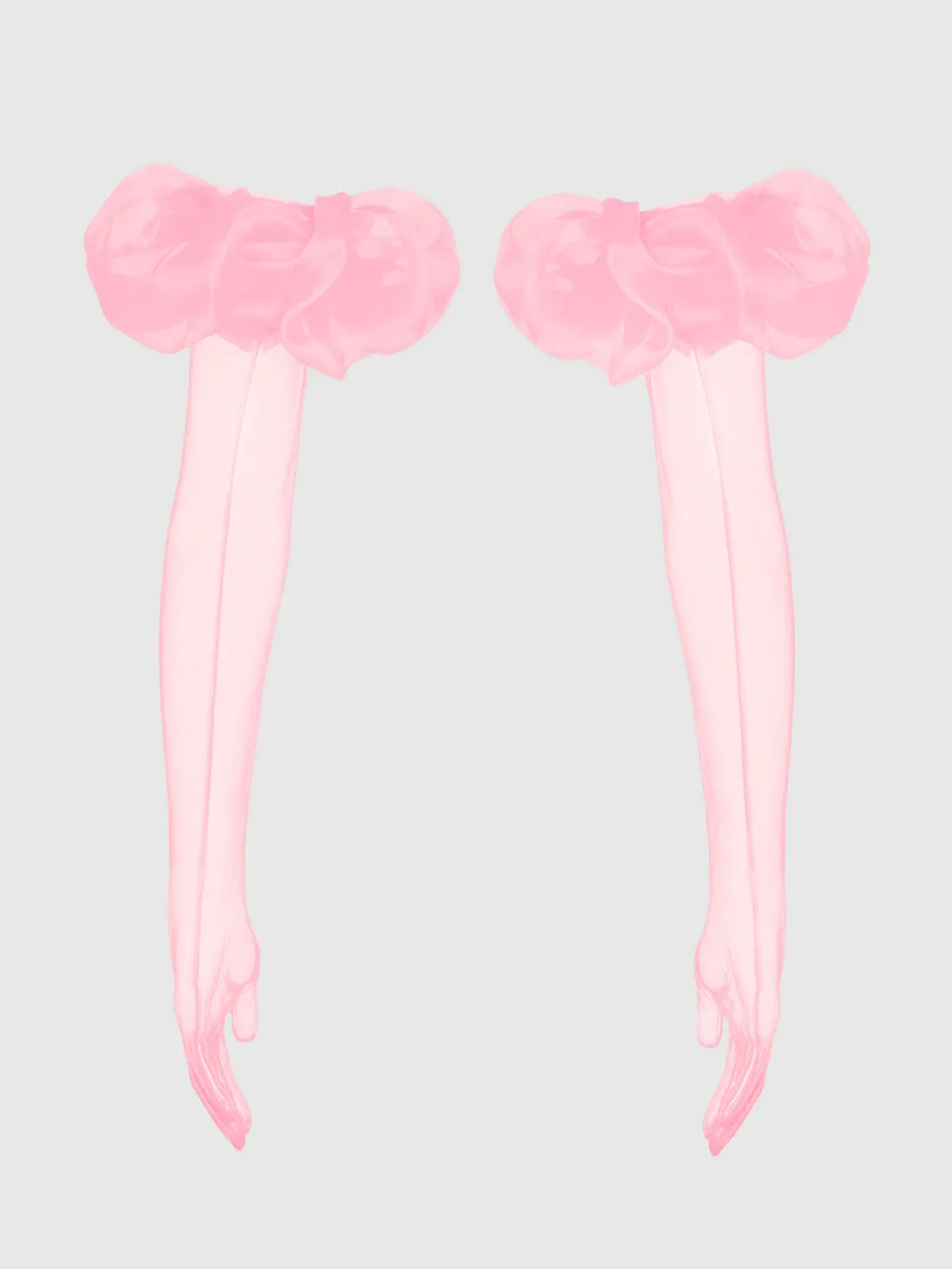 Chiffon Long Glove With Puff sold by Frederick's of Hollywood product image thumbnail 4