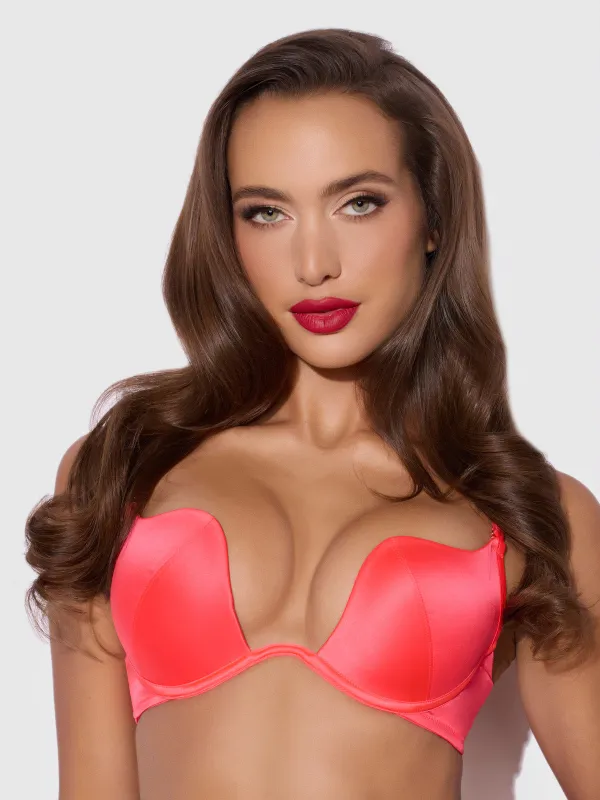 Petra Rising Star Plunge Push Up Bra made by Frederick's of Hollywood