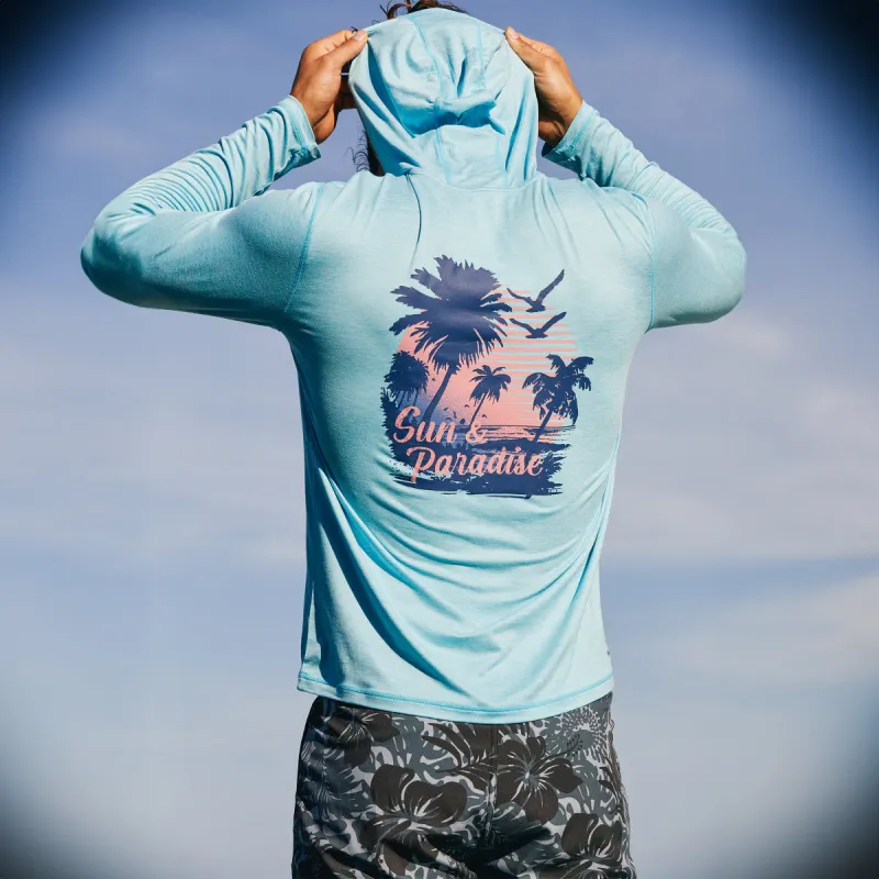 Men's Microtech® Hooded Graphic Sunshirt sold by Free Country