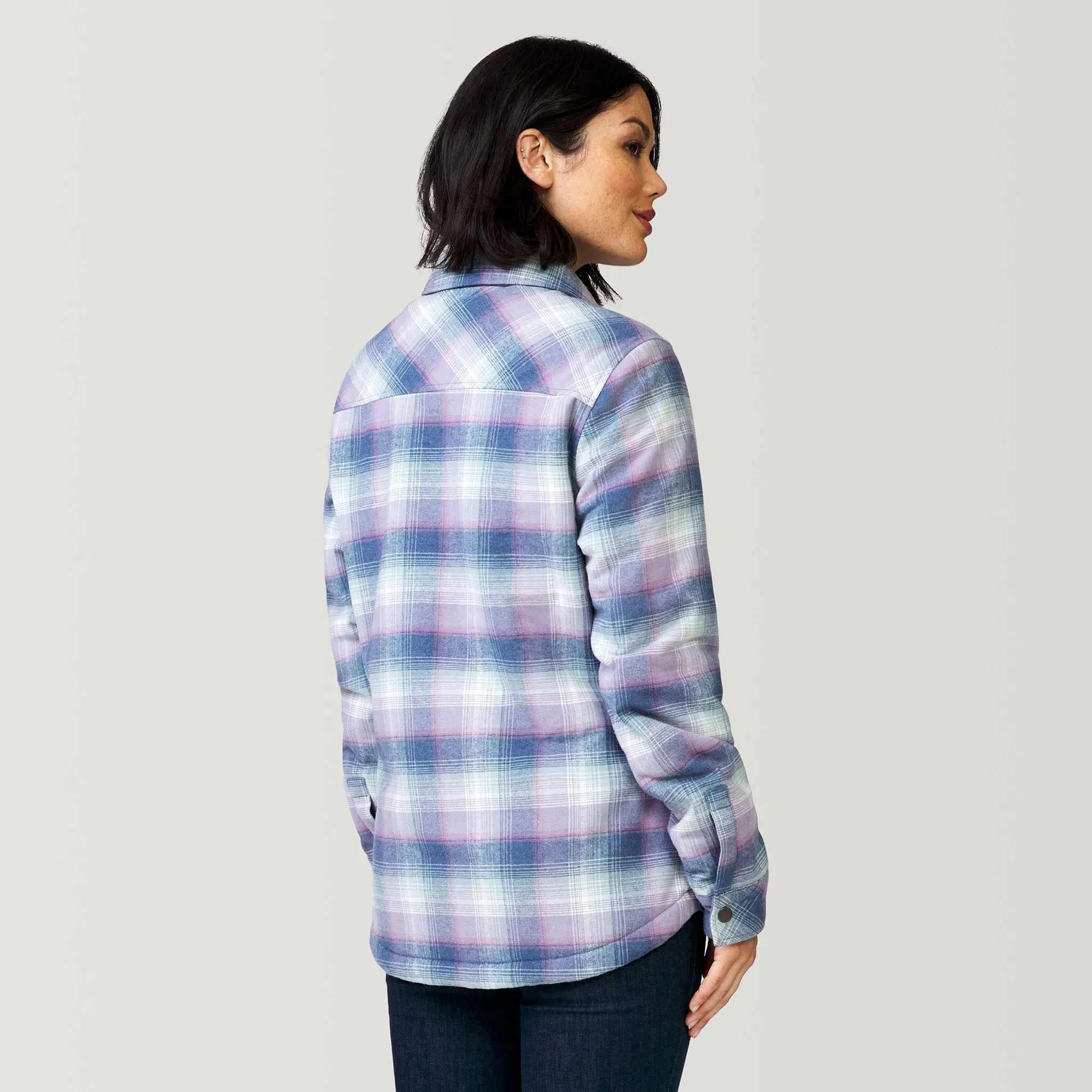 Women's Koshi Adirondack Flannel Shirt Jacket sold by Free Country product image thumbnail 5