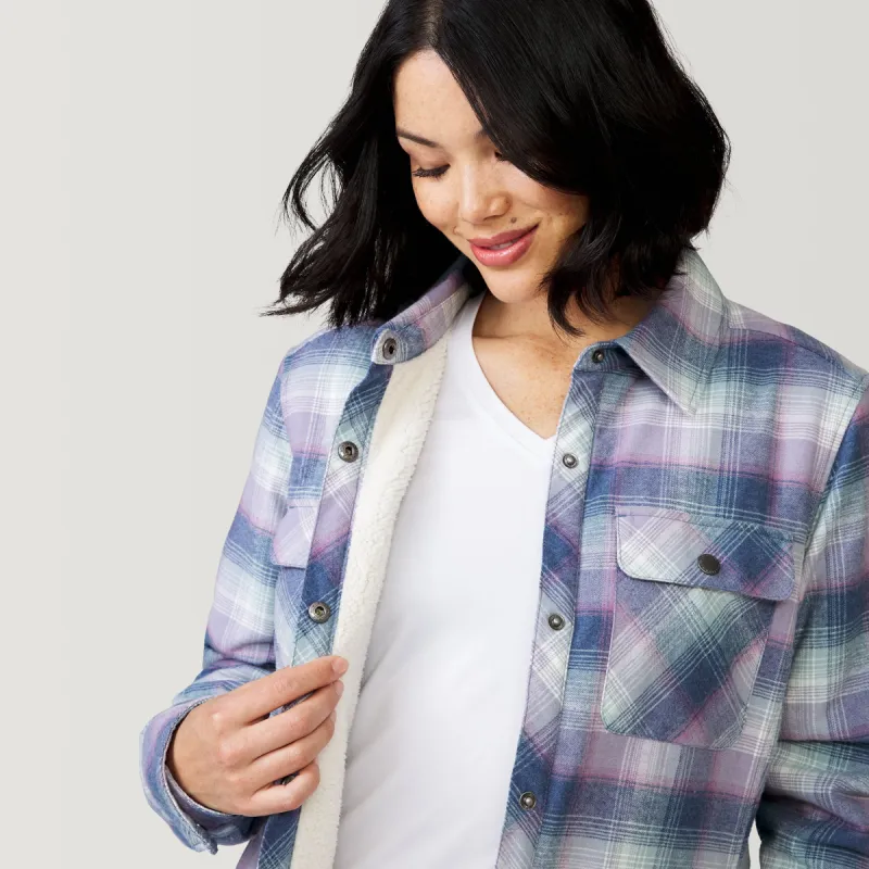 Women's Koshi Adirondack Flannel Shirt Jacket sold by Free Country
