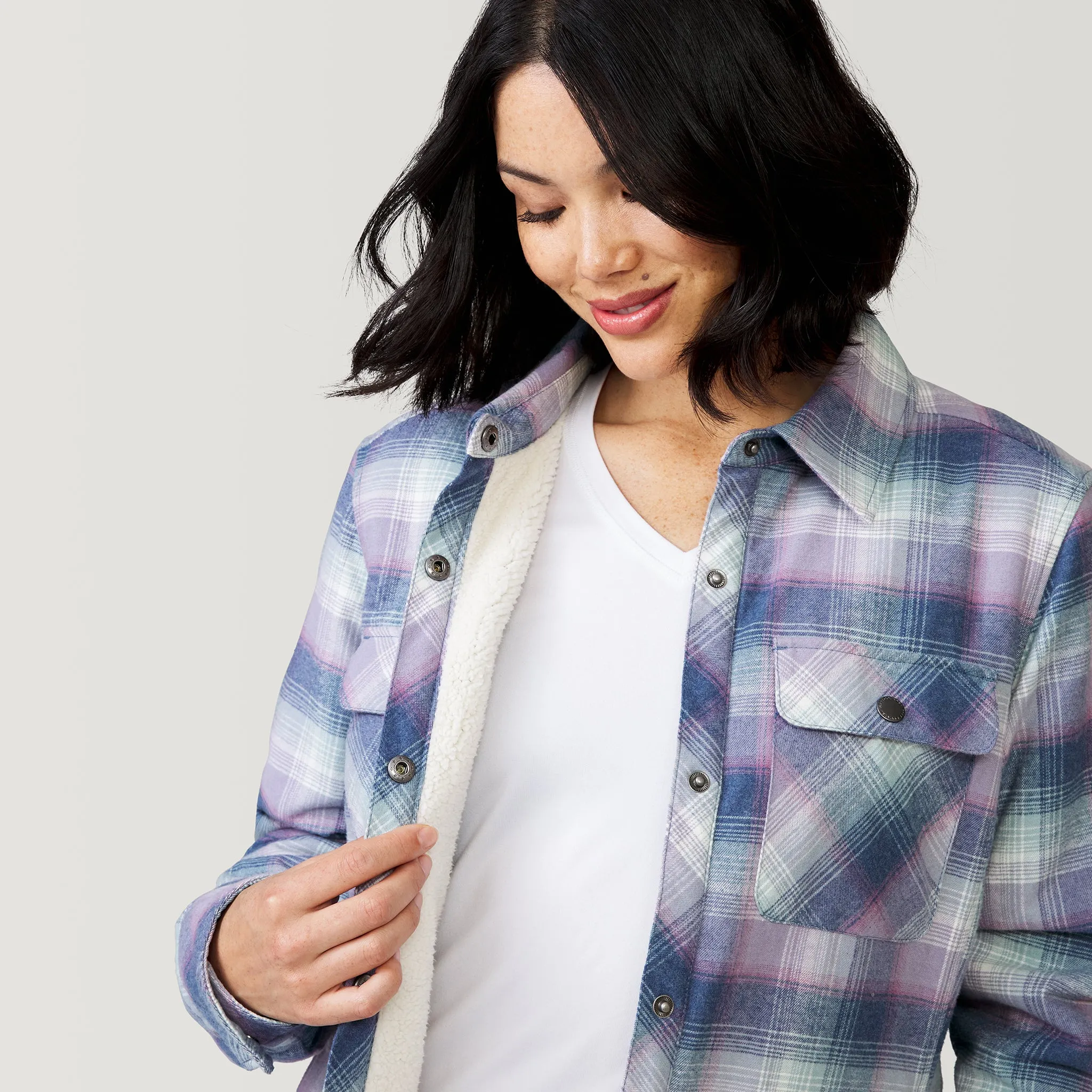 Women's Koshi Adirondack Flannel Shirt Jacket sold by Free Country