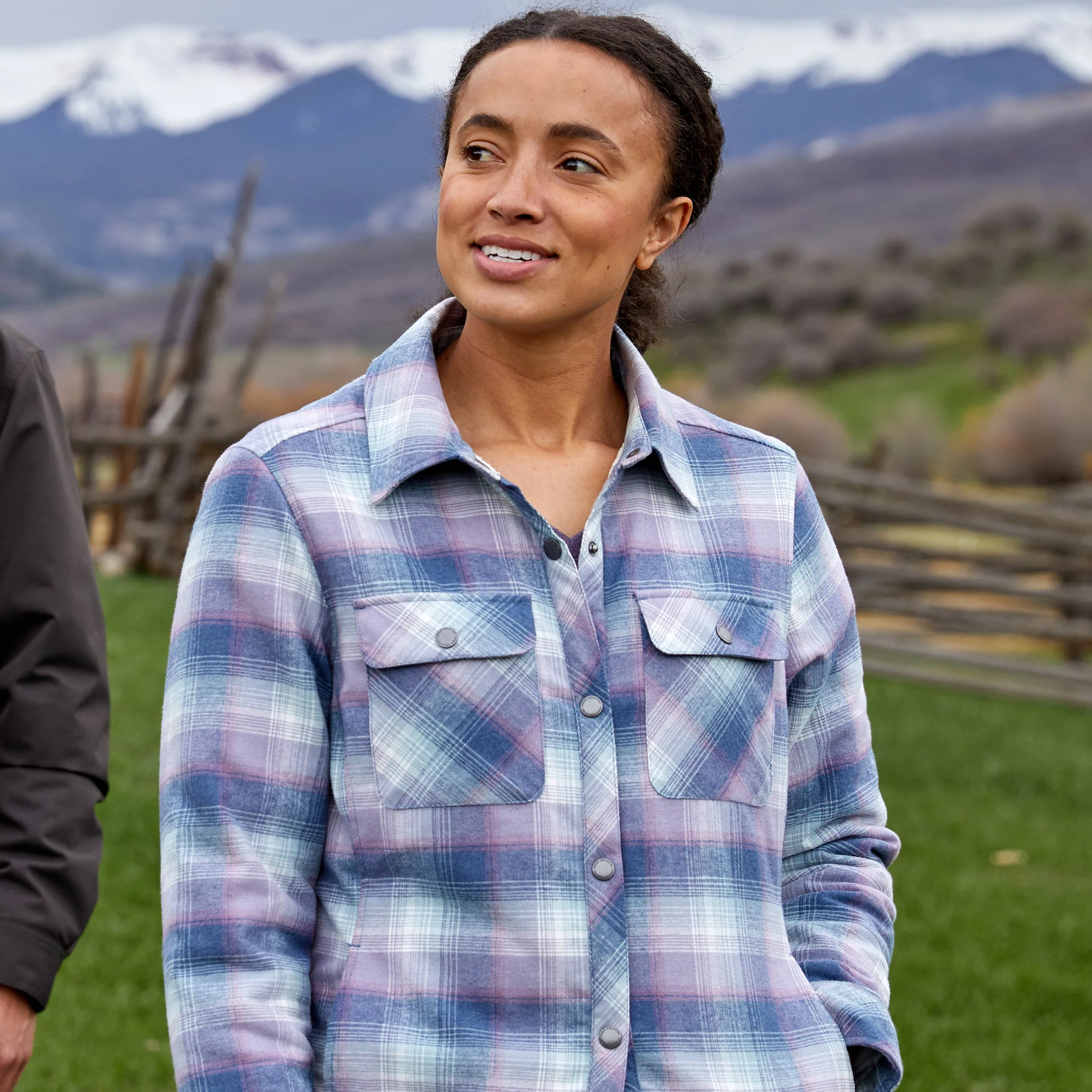 Women's Koshi Adirondack Flannel Shirt Jacket sold by Free Country product image thumbnail 2