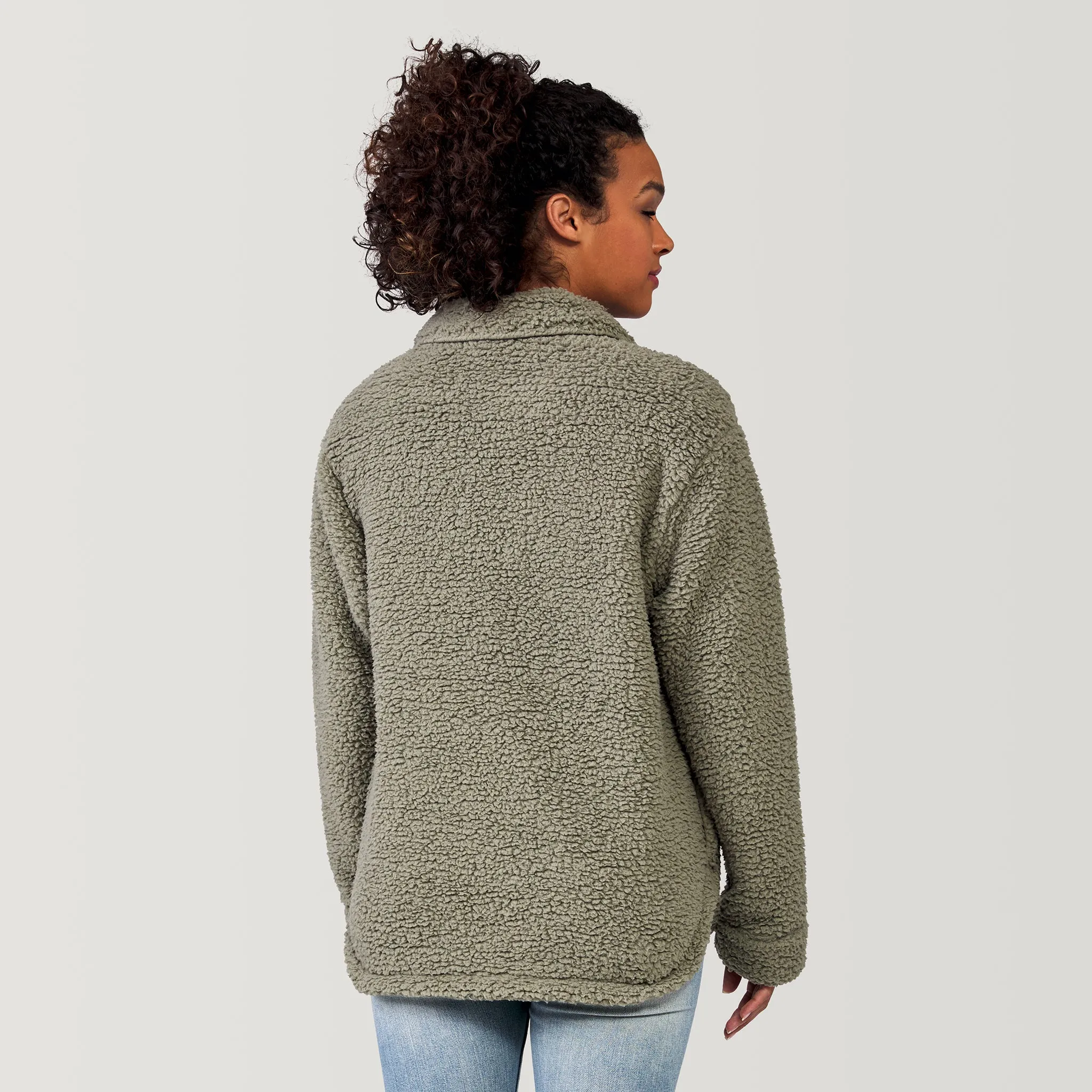 Women's Sherpa Shacket sold by Free Country product image thumbnail 3