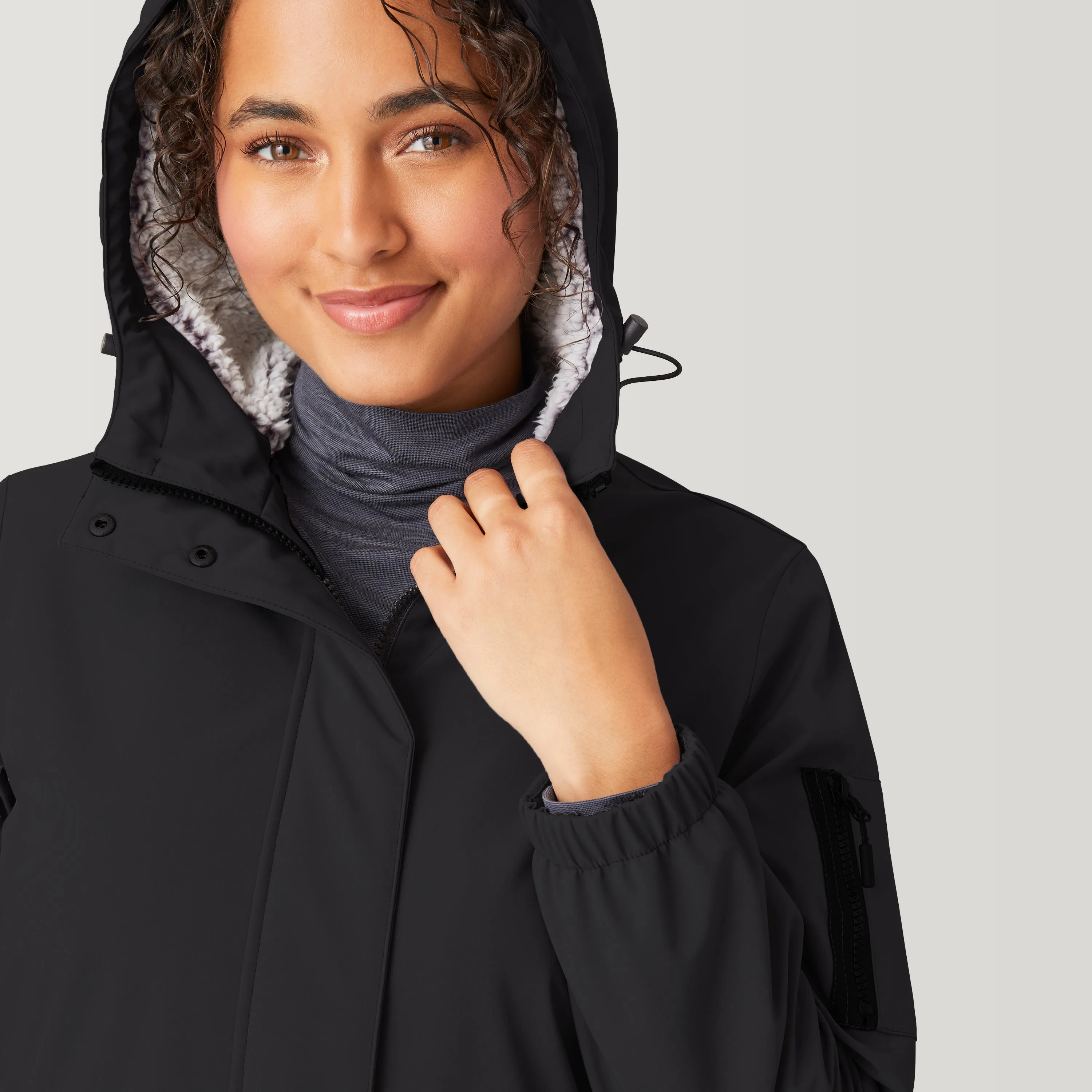 Women's Super Softshell® Sherpa Lined Jacket sold by Free Country product image thumbnail 2