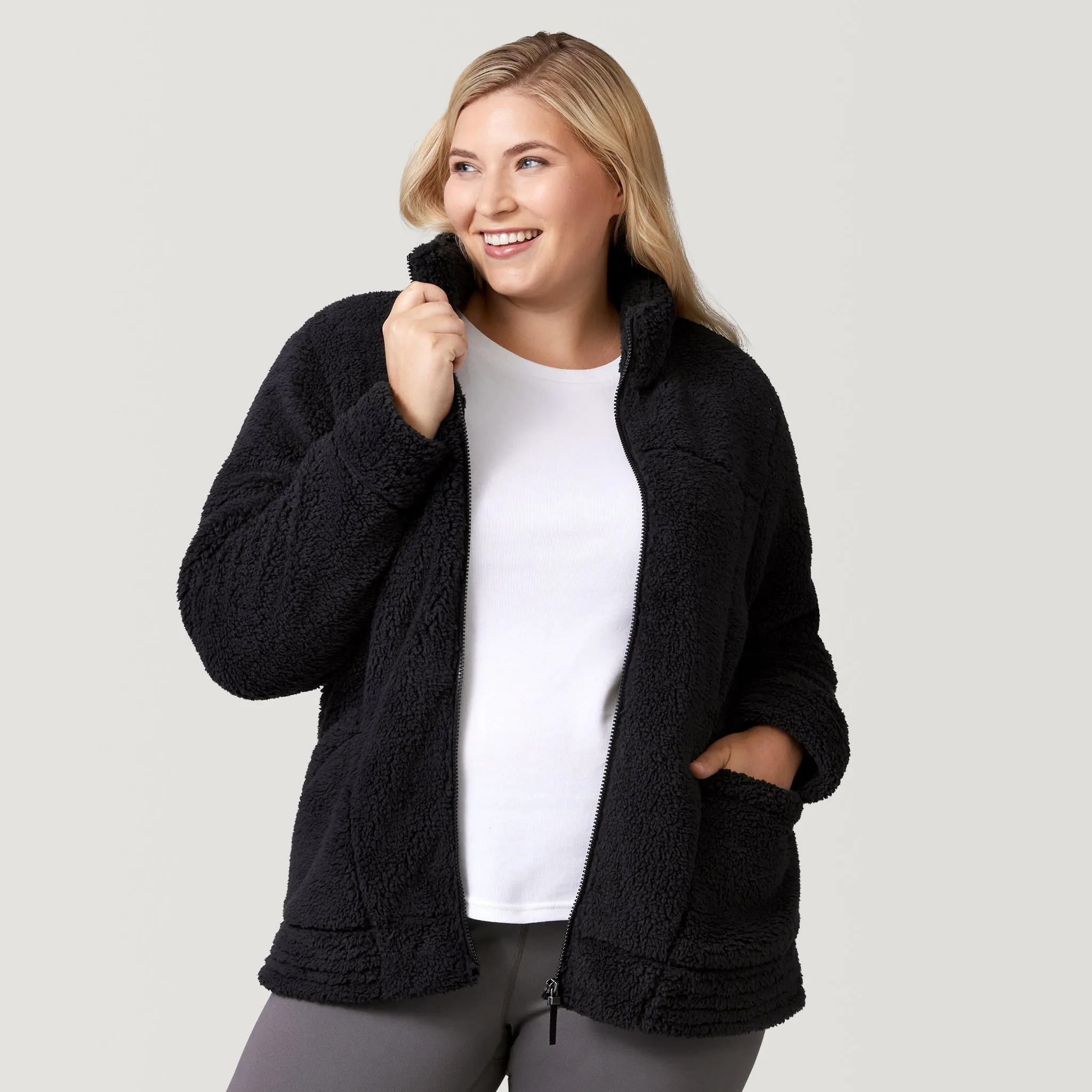 Women's Plus Size Sierra Butter Pile® II Jacket sold by Free Country product image thumbnail 5