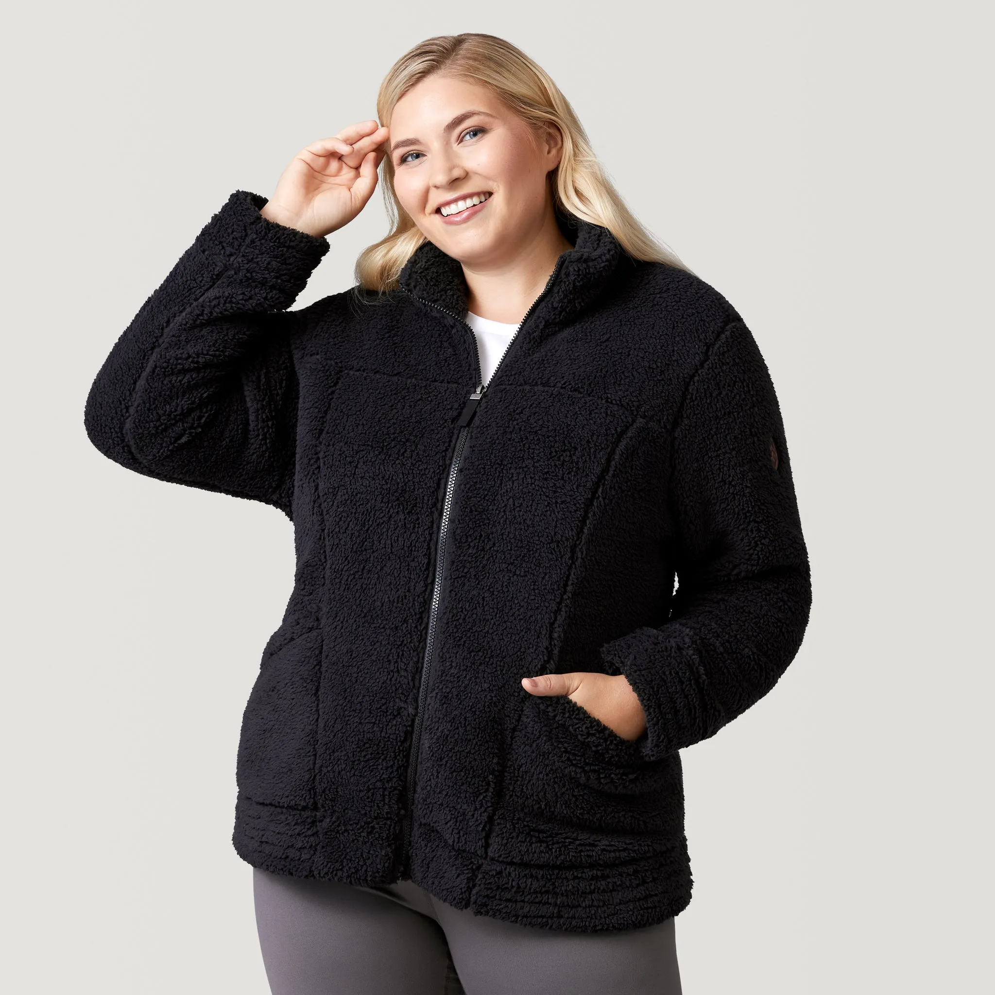 Women's Plus Size Sierra Butter Pile® II Jacket sold by Free Country product image thumbnail 4