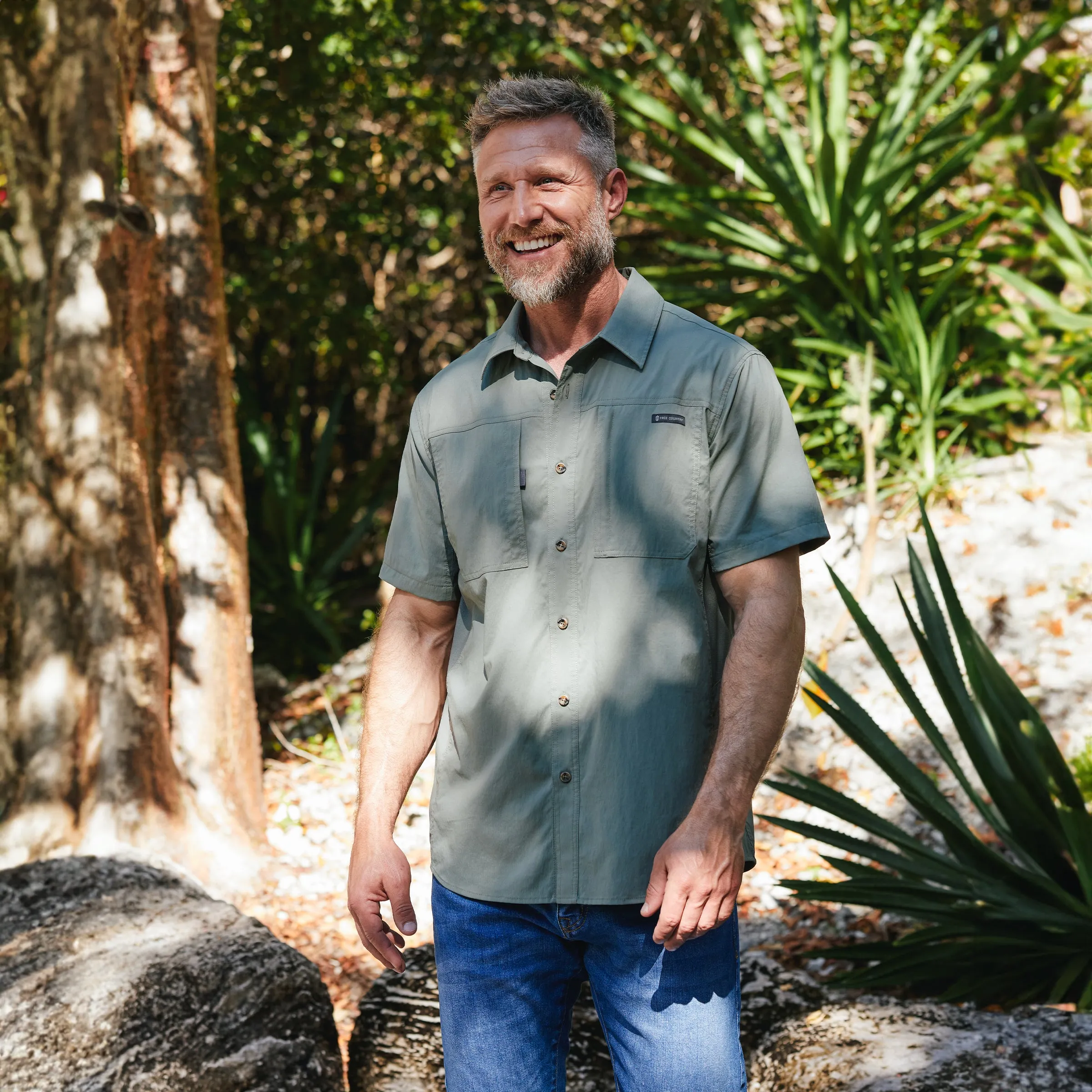 Men's Acadia Short Sleeve Shirt sold by Free Country product image thumbnail 5