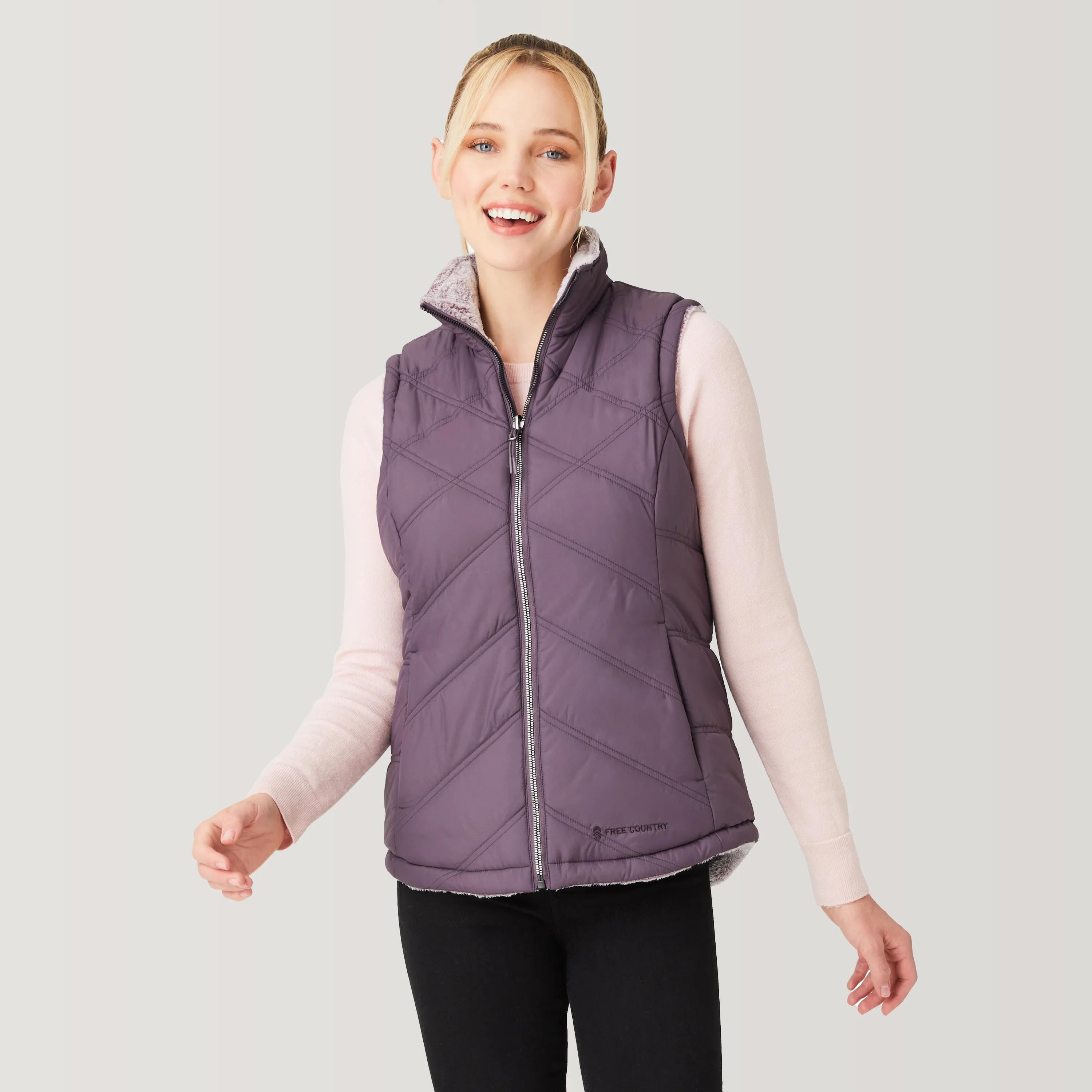 Women’s FreeCycle® Cloud Lite Reversible Vest sold by Free Country product image thumbnail 3