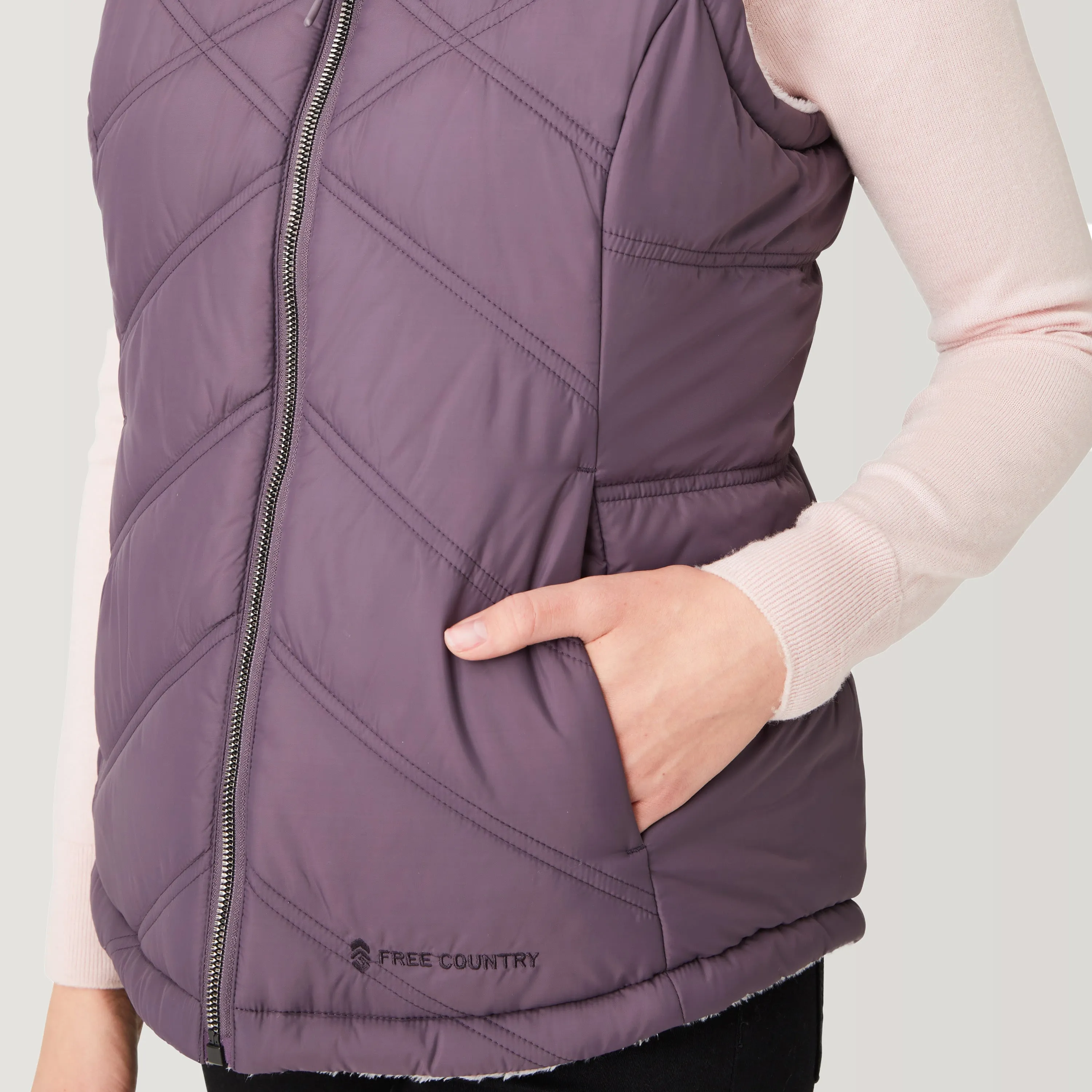 Women’s FreeCycle® Cloud Lite Reversible Vest sold by Free Country product image thumbnail 4