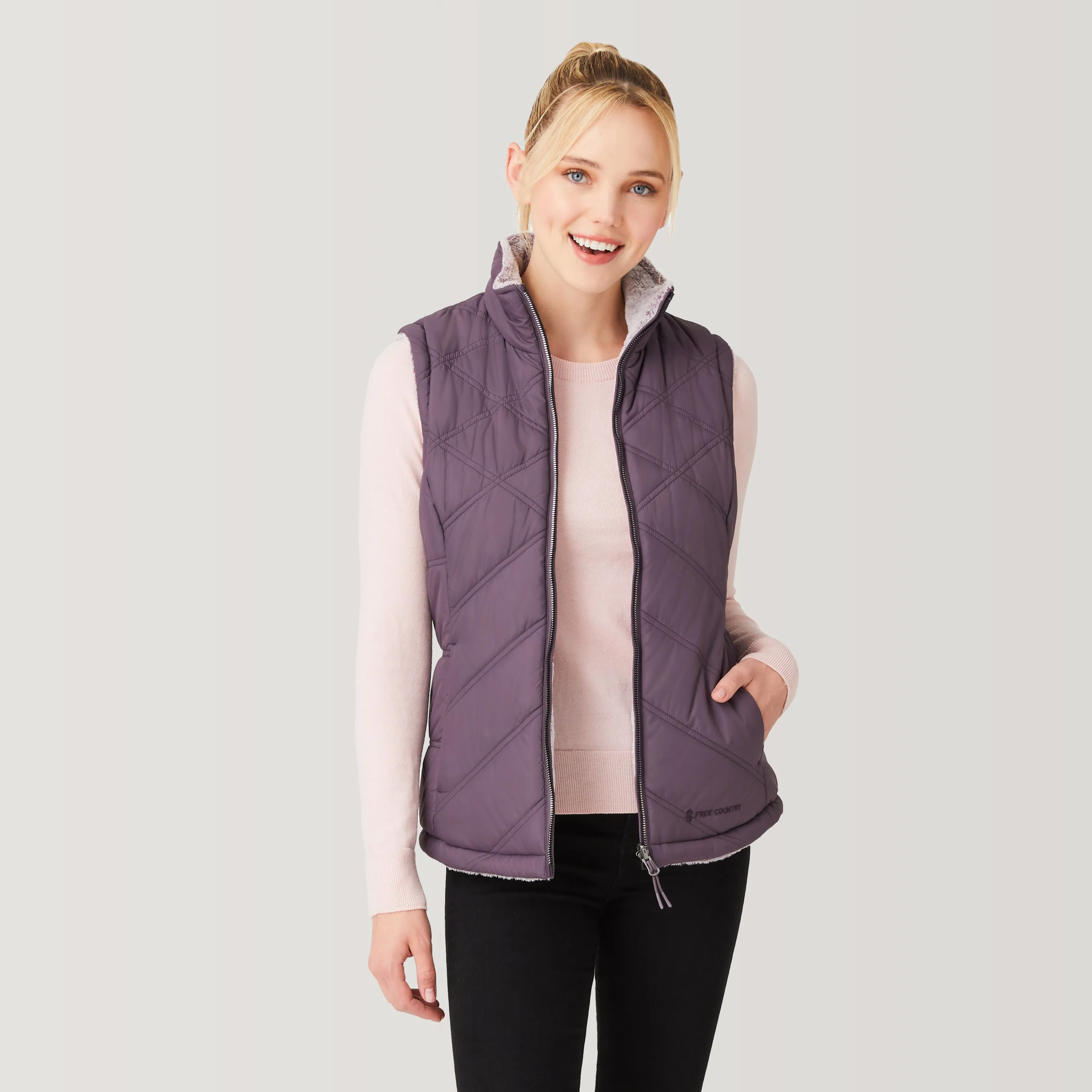 Women’s FreeCycle® Cloud Lite Reversible Vest sold by Free Country