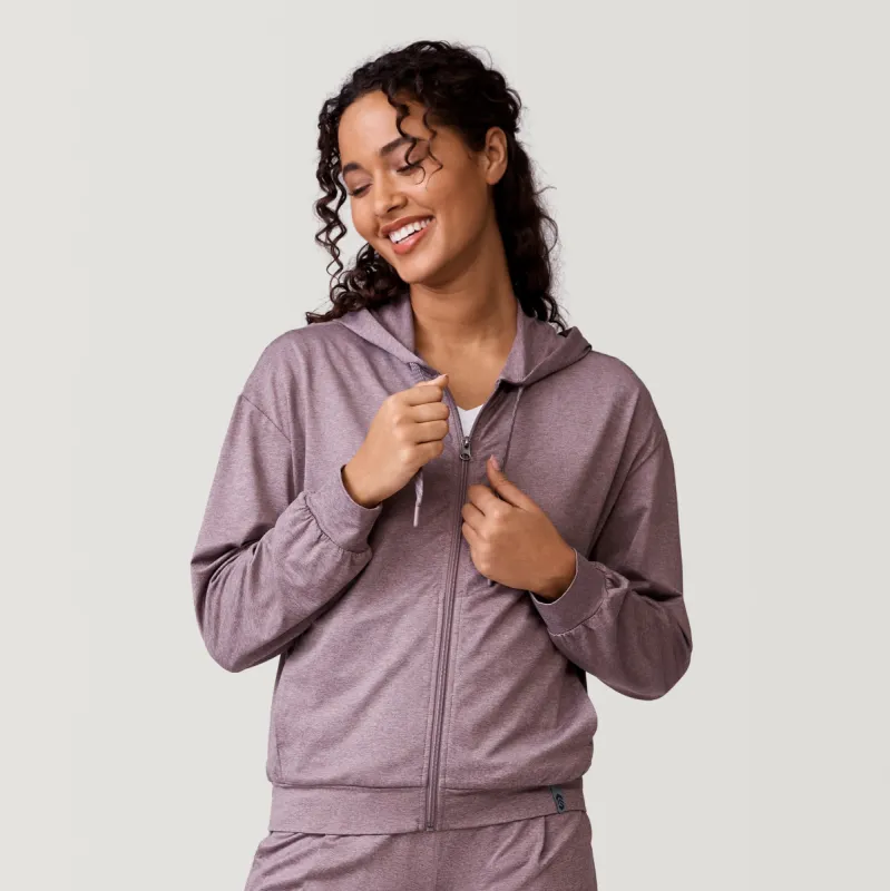 Women's Cloud Knit Zip Hoodie sold by Free Country