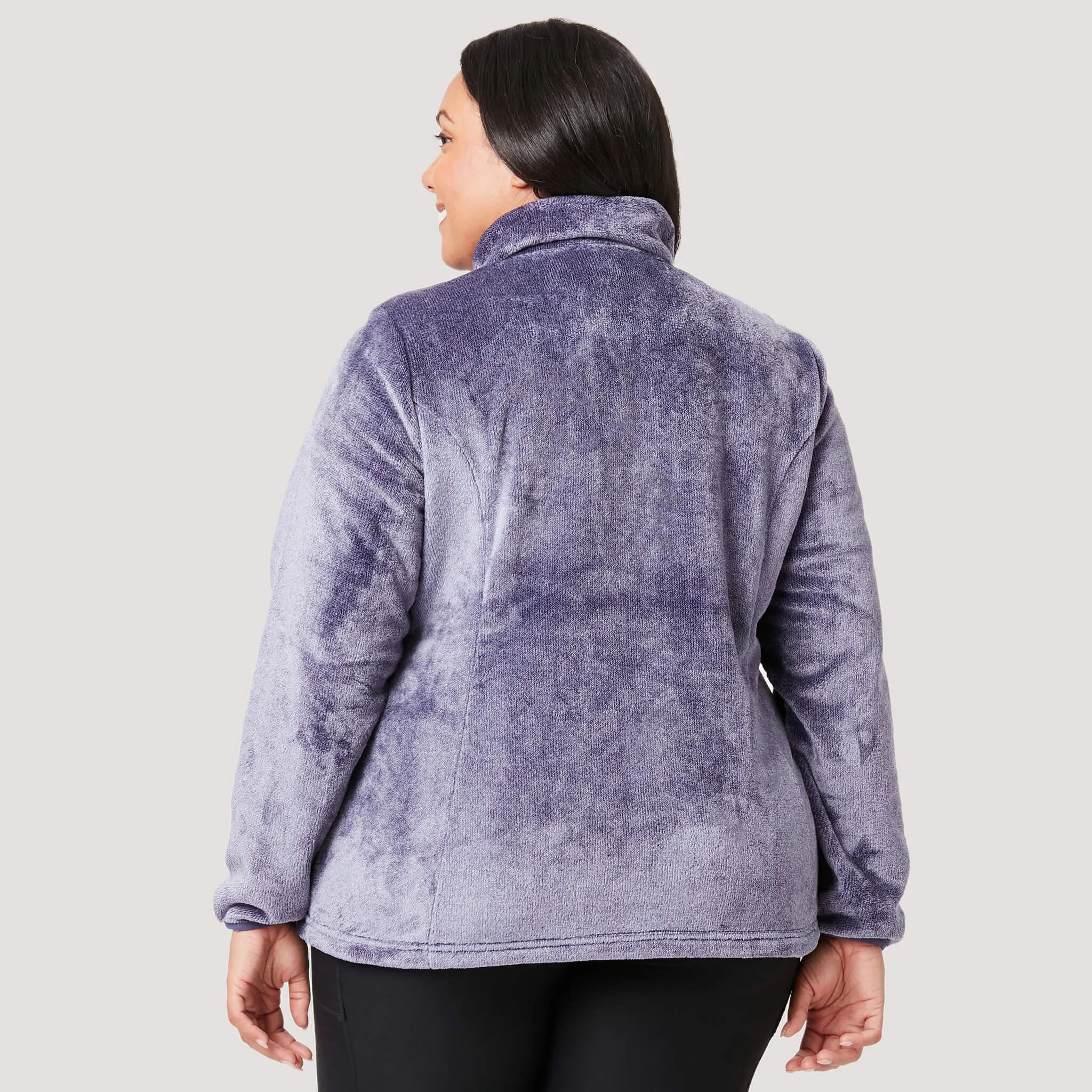 Women's Plus Size Outbound Heather Butter Pile® Fleece Jacket sold by Free Country product image thumbnail 4