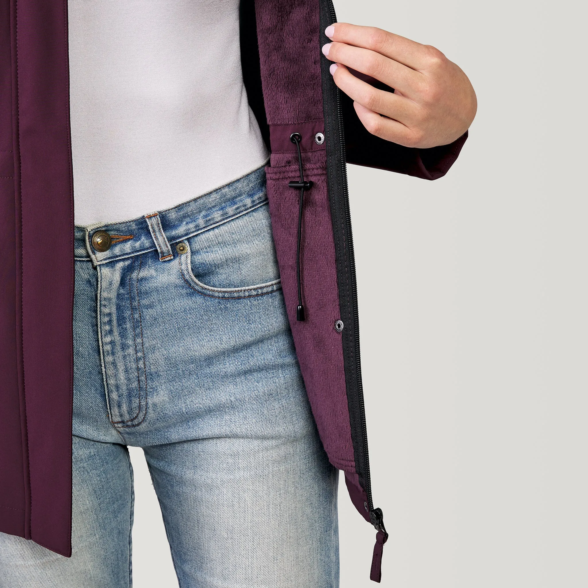 Women's FreeCycle® Long Super Softshell® Jacket sold by Free Country product image thumbnail 2