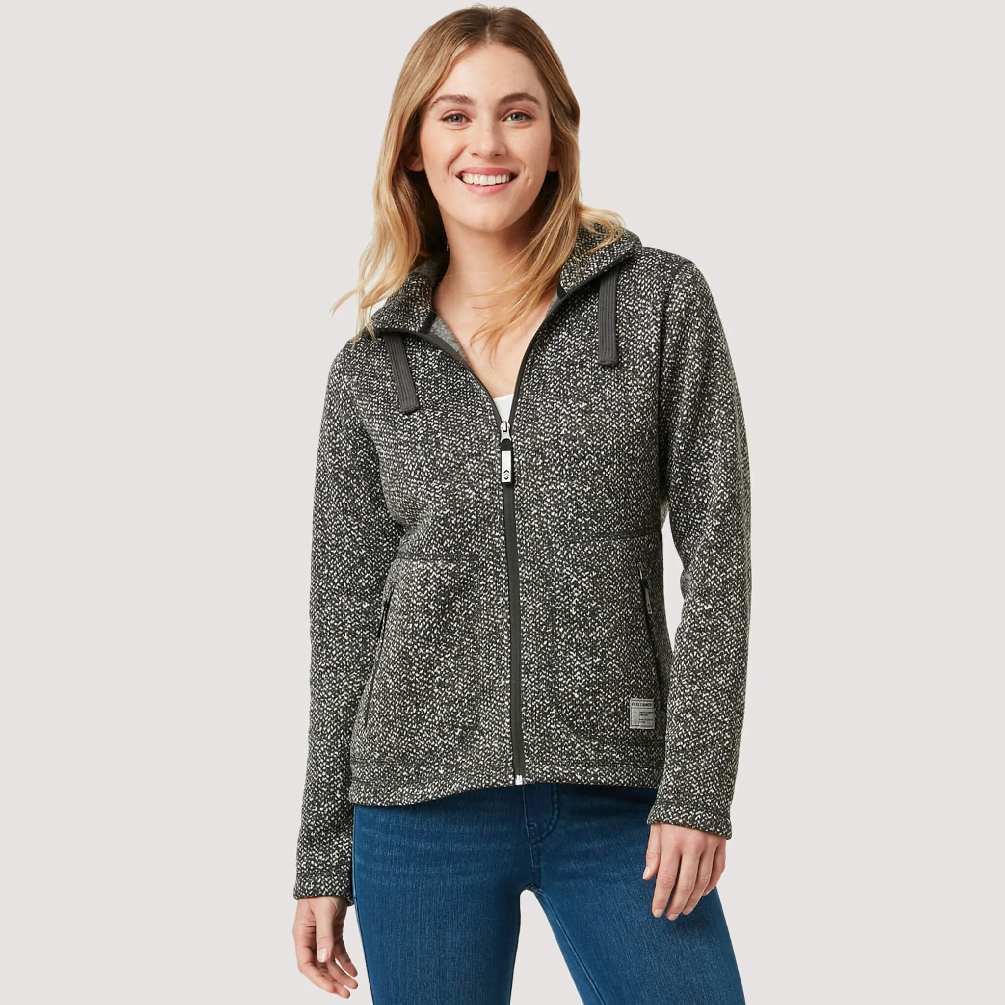 Women's Hooded Sweater Fleece Jacket sold by Free Country