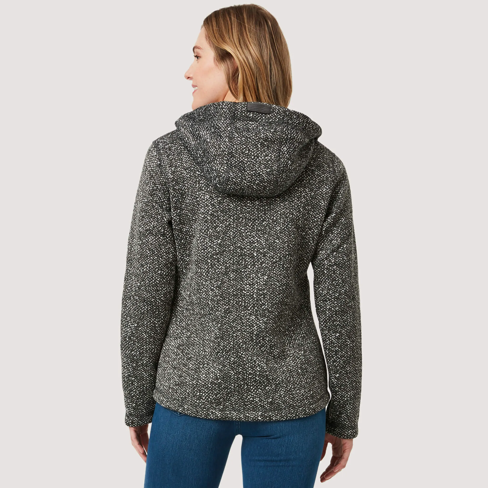 Women's Hooded Sweater Fleece Jacket sold by Free Country product image thumbnail 3