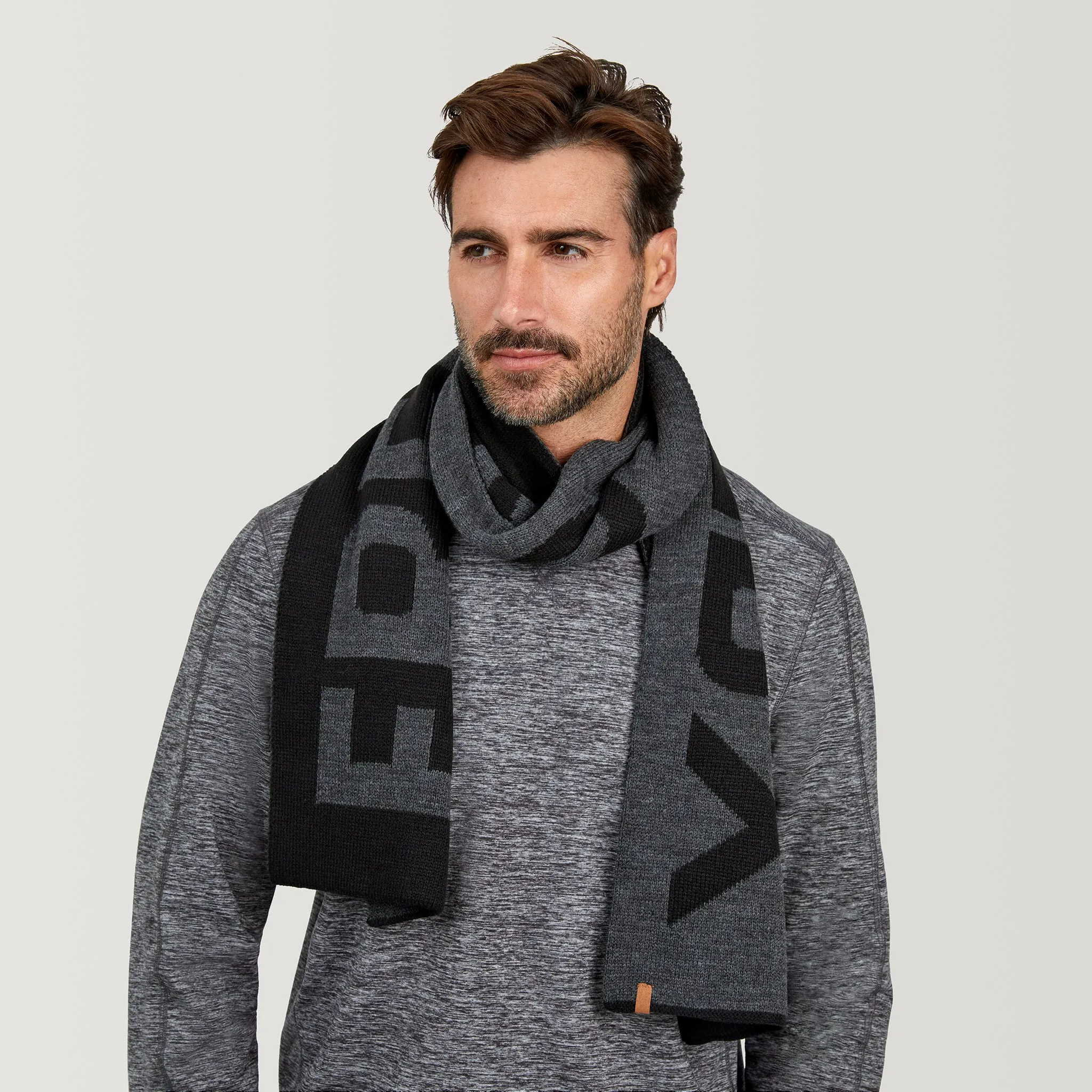 Men's Intarsia Logo Scarf sold by Free Country