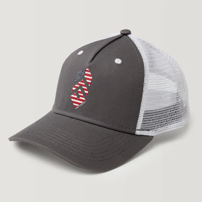 Free Country Five Panel Cotton Twill Trucker Hat sold by Free Country