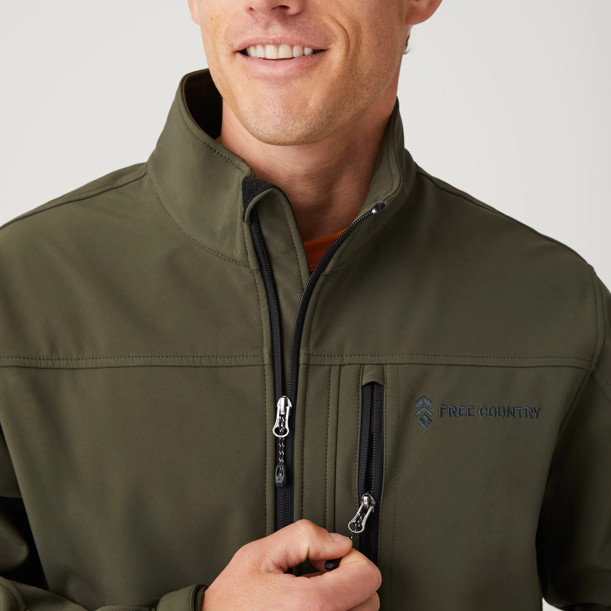 Men's Journeyman Flex Super Softshell® Jacket sold by Free Country product image thumbnail 2
